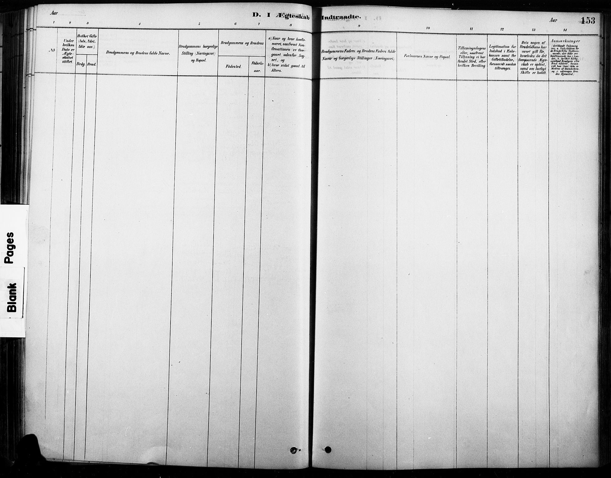 Rendalen prestekontor, SAH/PREST-054/H/Ha/Haa/L0009: Ministerialbok nr. 9, 1878-1901, s. 153