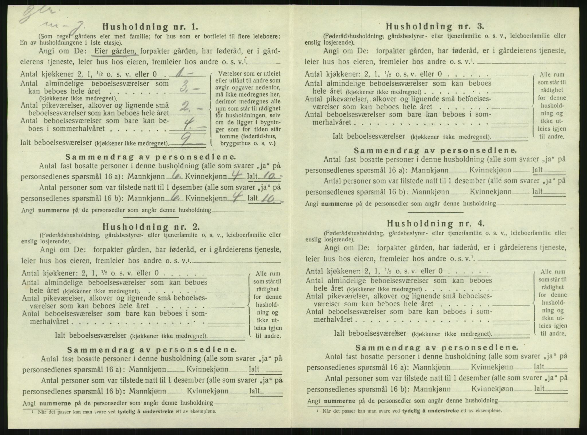 SAT, Folketelling 1920 for 1724 Verran herred, 1920, s. 43