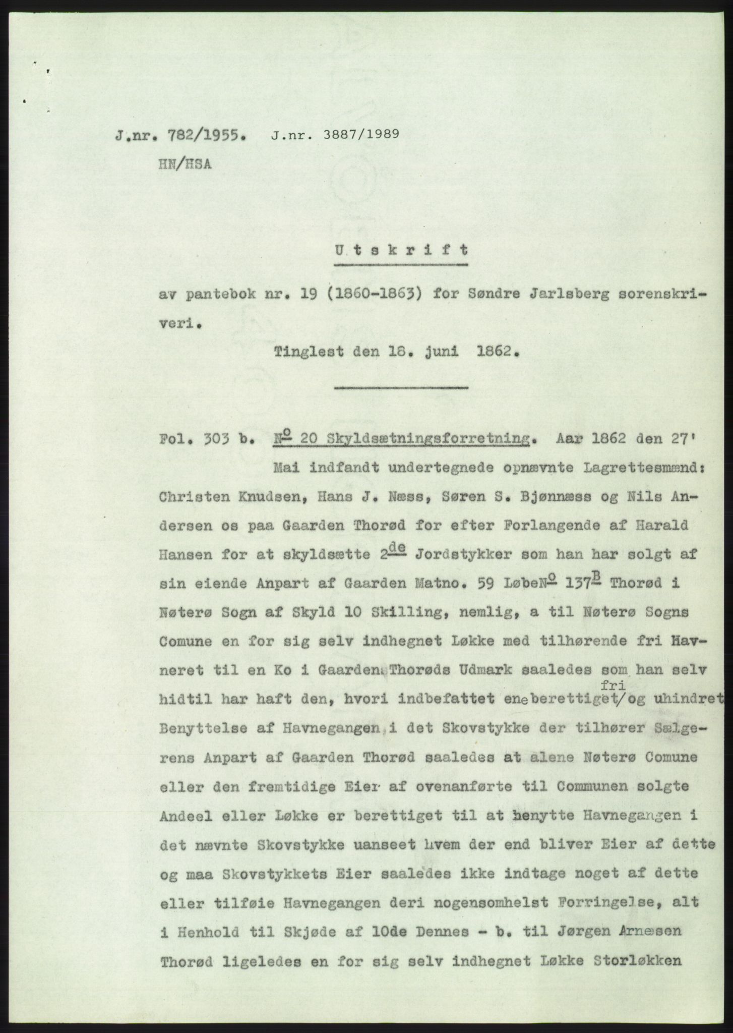 Statsarkivet i Kongsberg, SAKO/A-0001, 1955, s. 198
