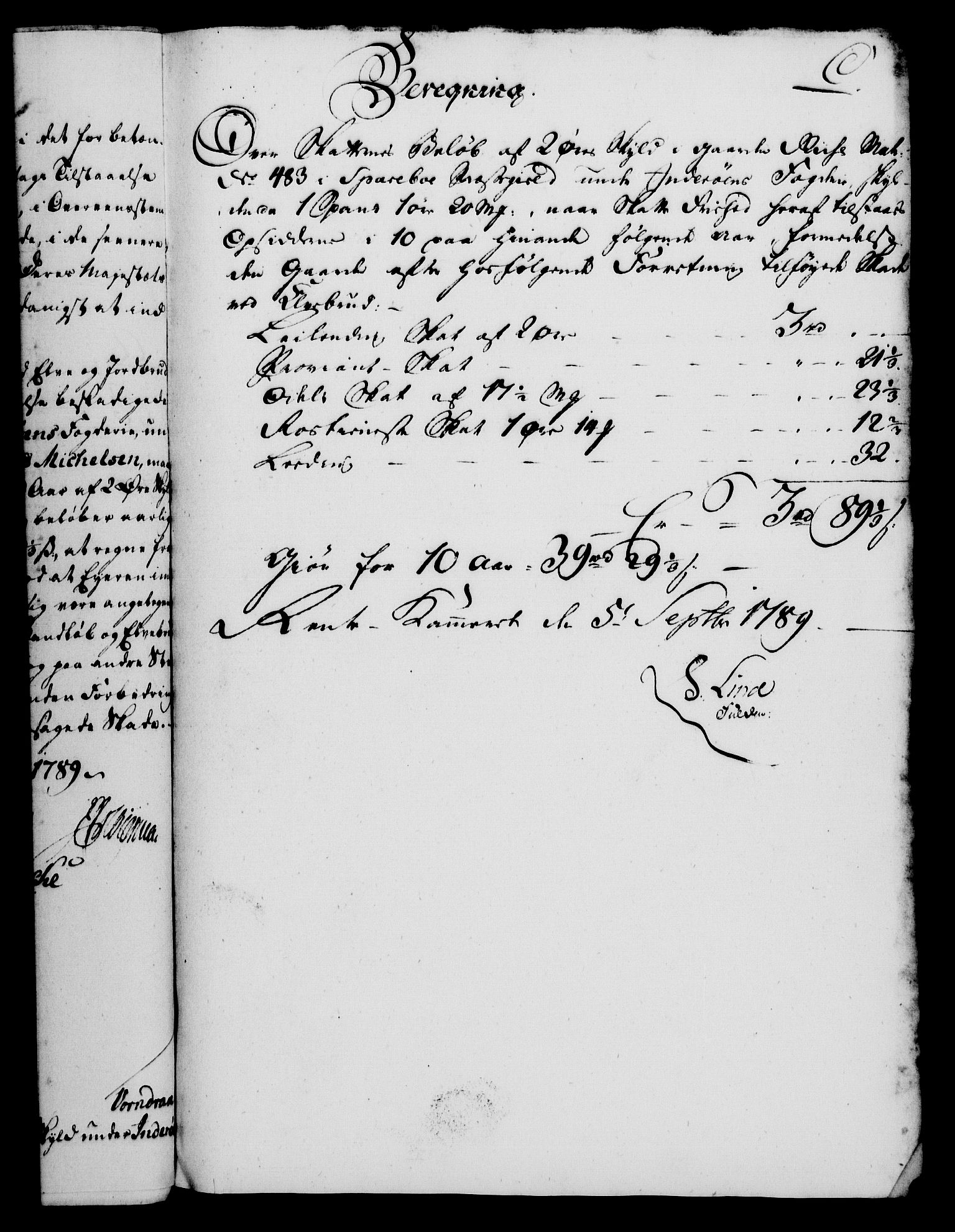 Rentekammeret, Kammerkanselliet, RA/EA-3111/G/Gf/Gfa/L0071: Norsk relasjons- og resolusjonsprotokoll (merket RK 52.71), 1789, s. 460