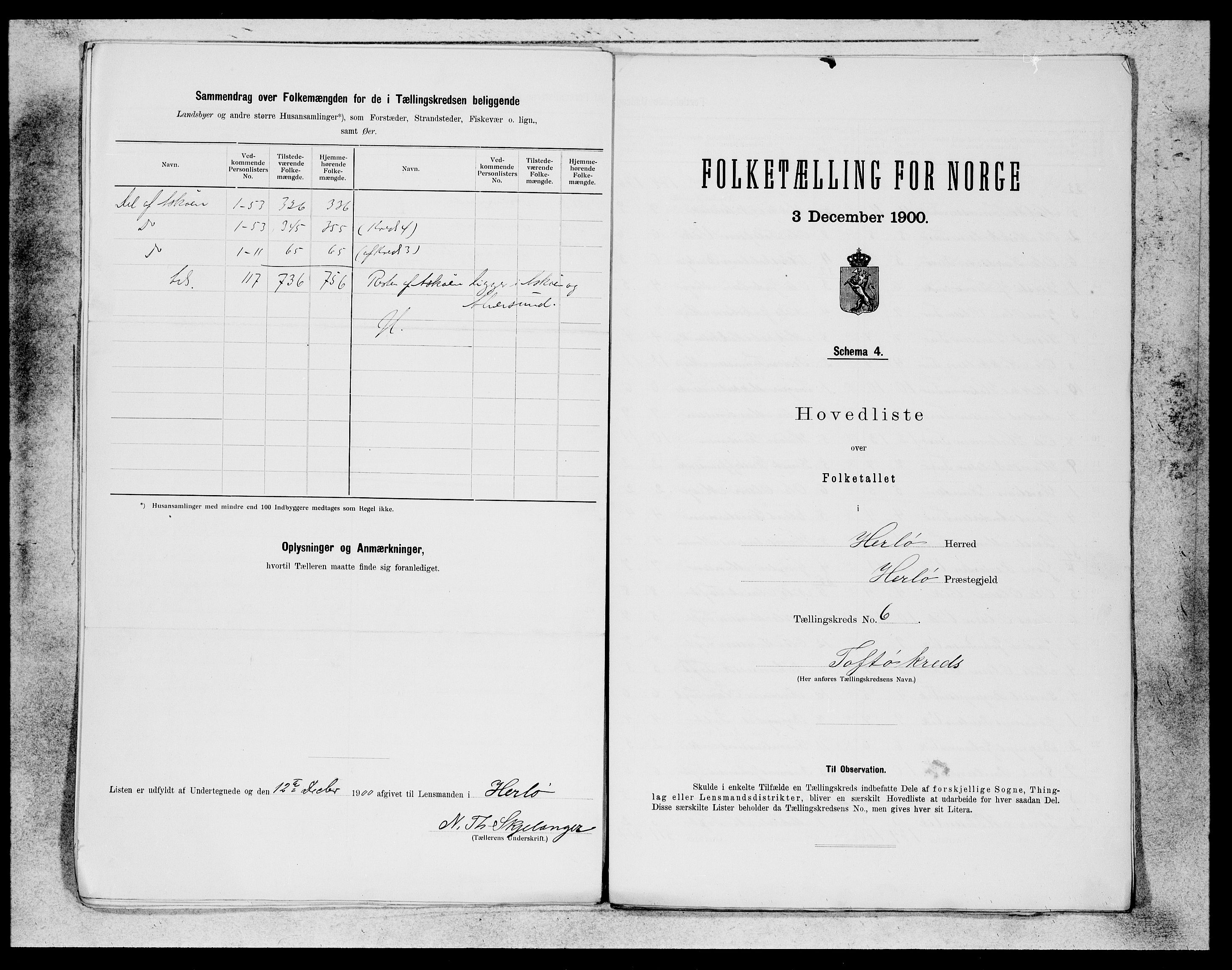 SAB, Folketelling 1900 for 1258 Herdla herred, 1900, s. 11