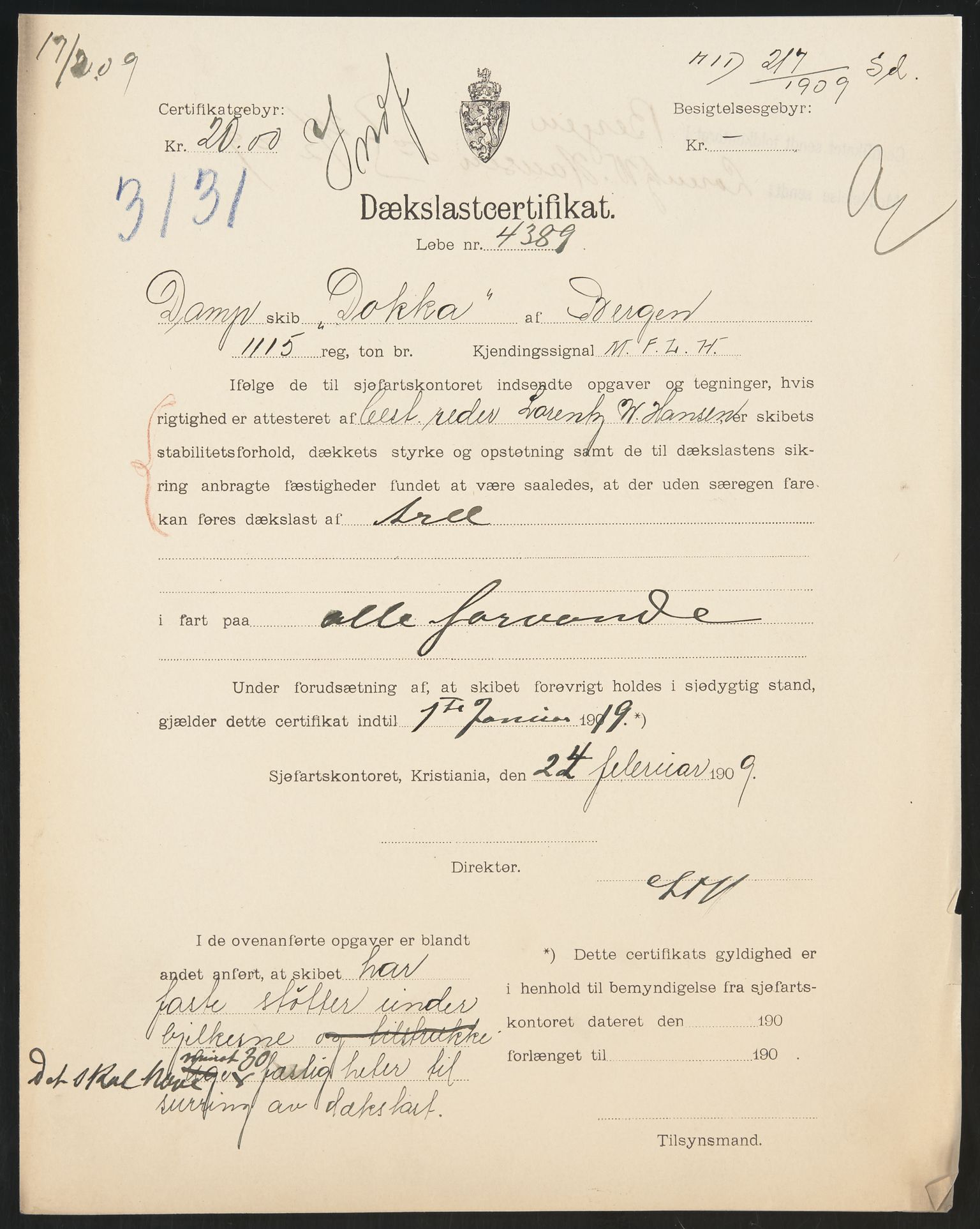 Sjøfartsdirektoratet med forløpere, skipsmapper slettede skip, AV/RA-S-4998/F/Fa/L0245: --, 1876-1919, s. 177