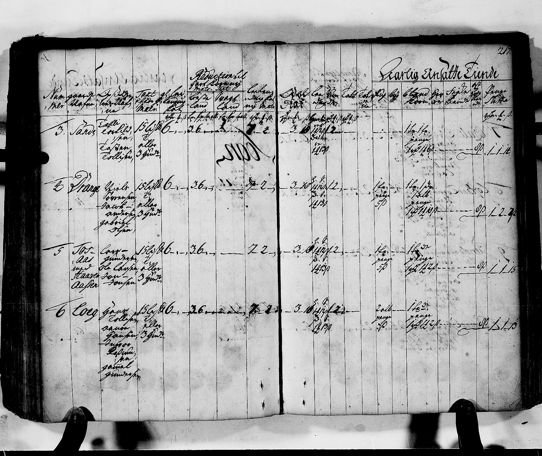 Rentekammeret inntil 1814, Realistisk ordnet avdeling, AV/RA-EA-4070/N/Nb/Nbf/L0130: Lista matrikkelprotokoll, 1723, s. 217