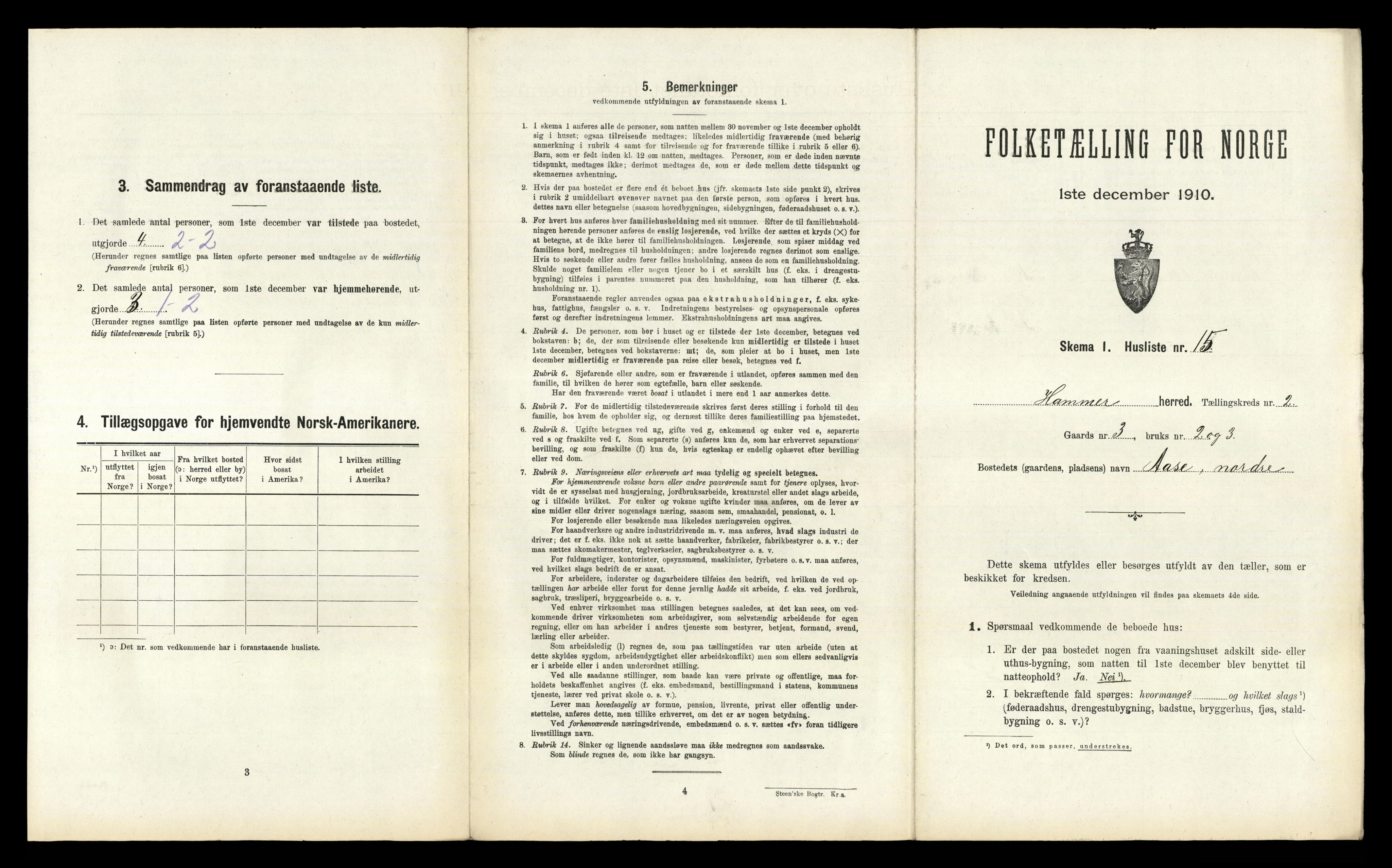 RA, Folketelling 1910 for 1254 Hamre herred, 1910, s. 102