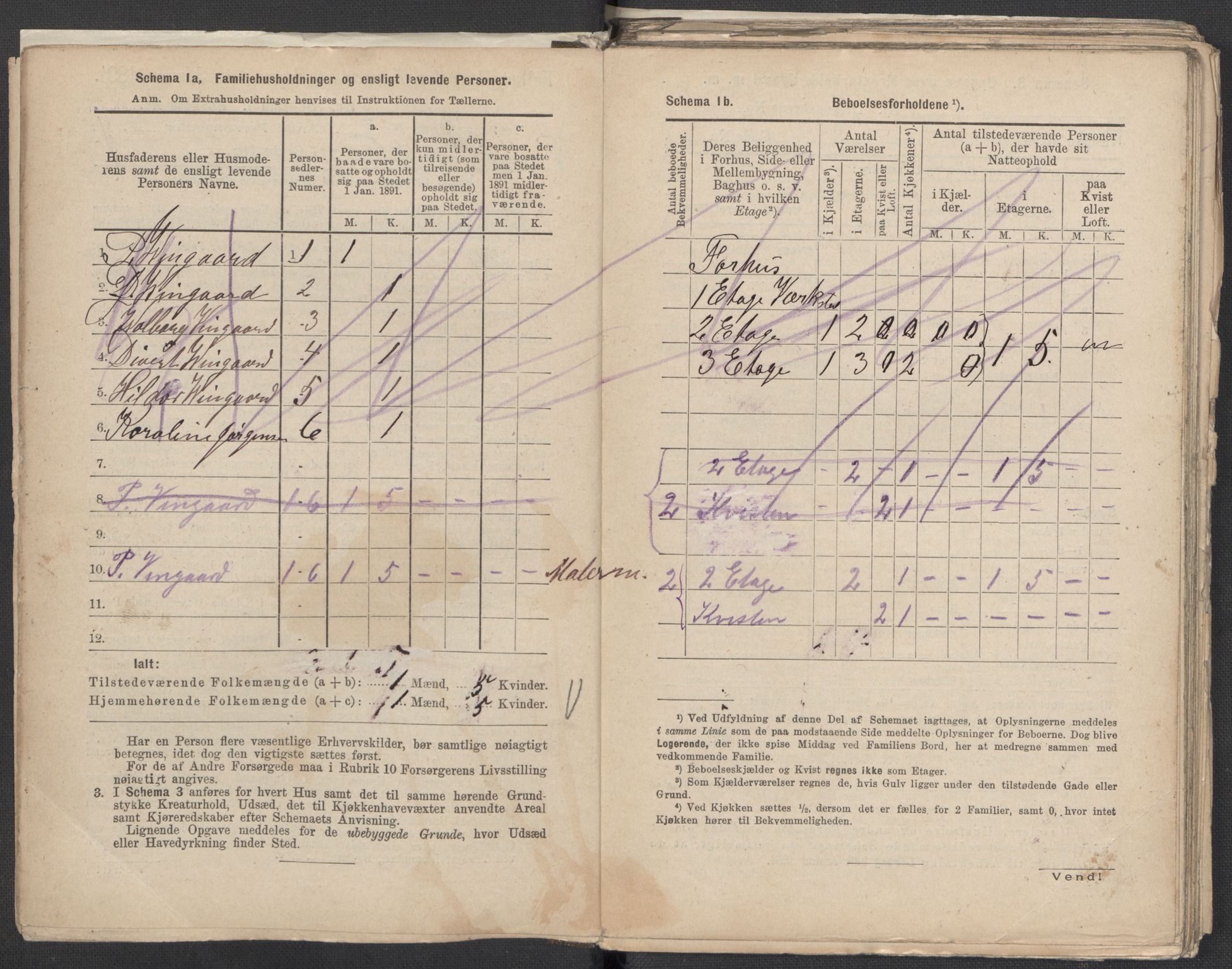RA, Folketelling 1891 for 1301 Bergen kjøpstad, 1891, s. 389