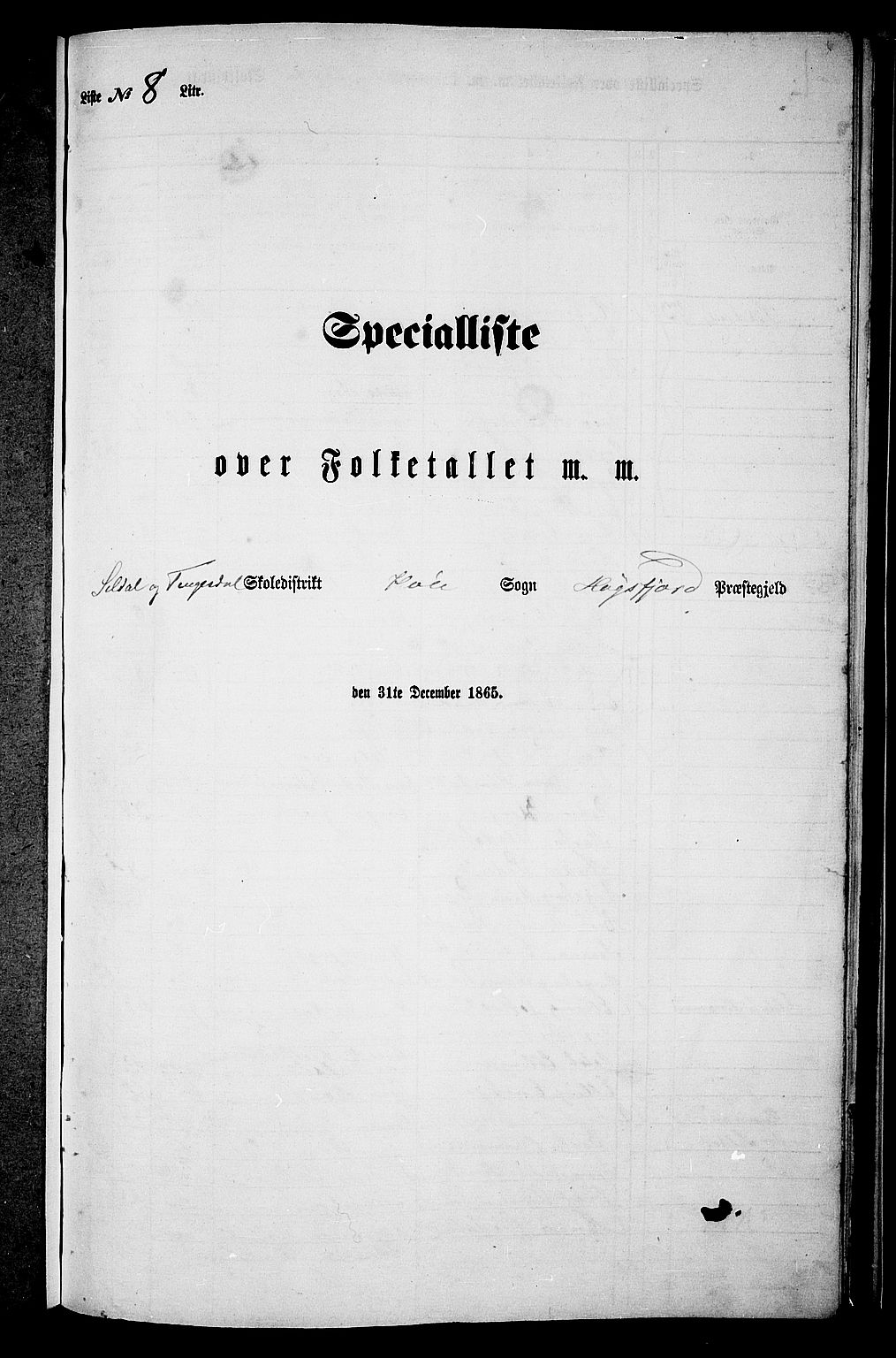 RA, Folketelling 1865 for 1128P Høgsfjord prestegjeld, 1865, s. 117