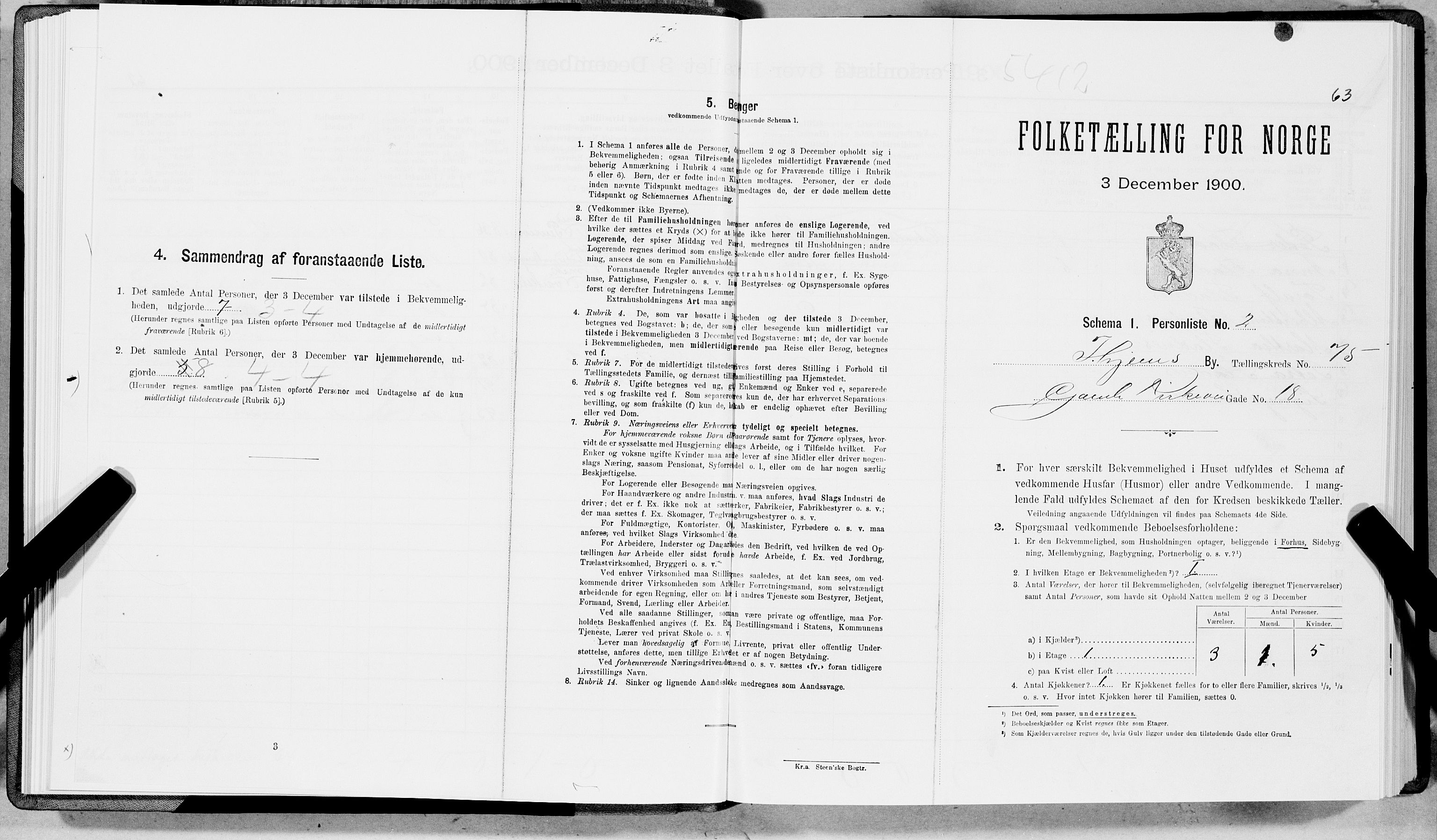 SAT, Folketelling 1900 for 1601 Trondheim kjøpstad, 1900, s. 14920