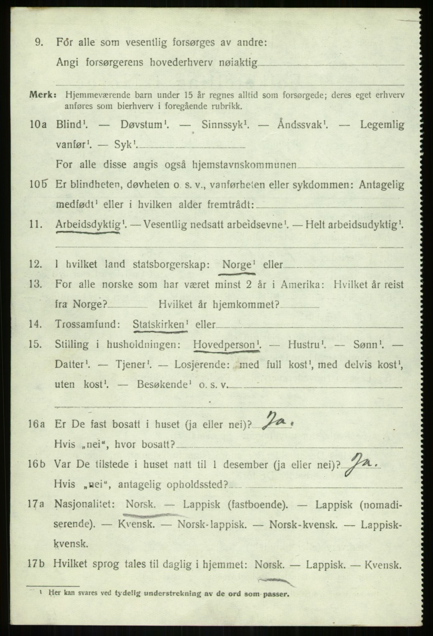 SATØ, Folketelling 1920 for 1922 Bardu herred, 1920, s. 2714