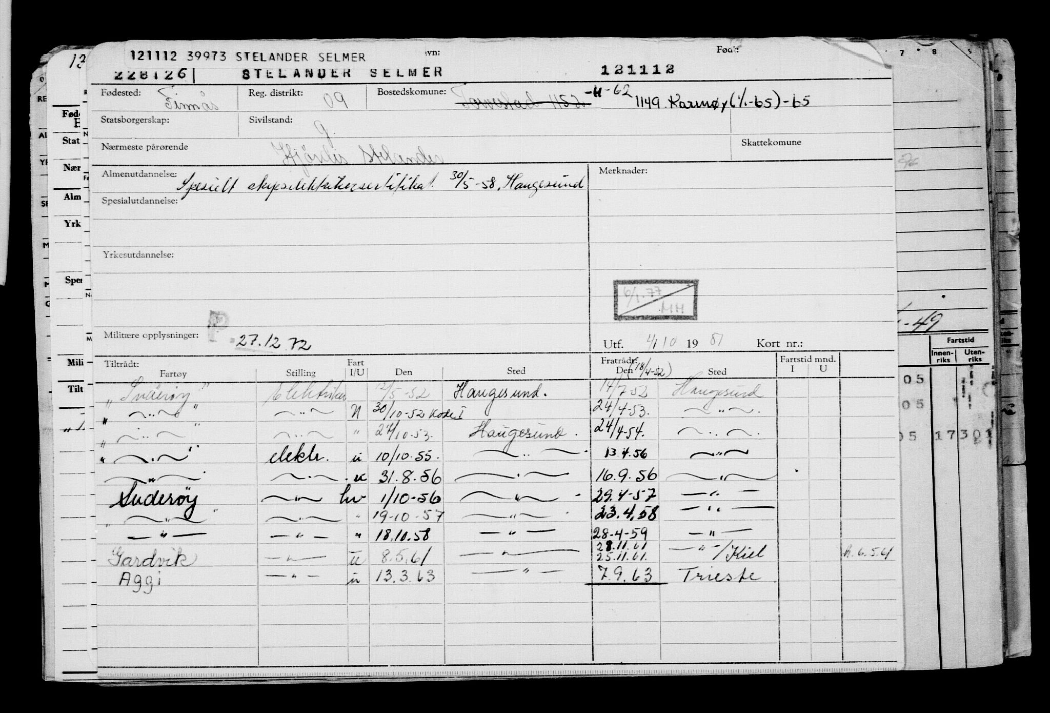 Direktoratet for sjømenn, AV/RA-S-3545/G/Gb/L0108: Hovedkort, 1912, s. 517