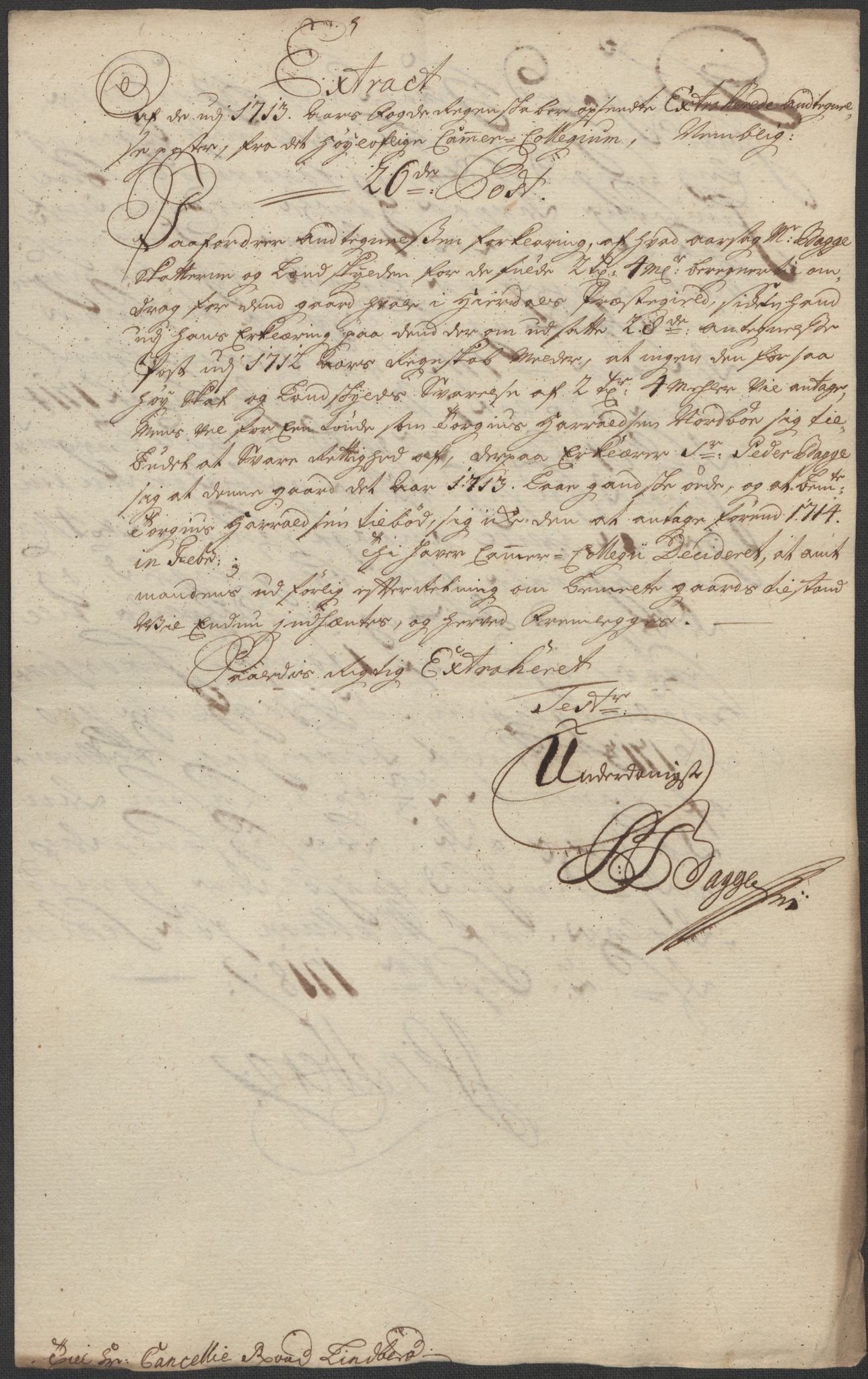 Rentekammeret inntil 1814, Reviderte regnskaper, Fogderegnskap, RA/EA-4092/R36/L2125: Fogderegnskap Øvre og Nedre Telemark og Bamble, 1713, s. 625