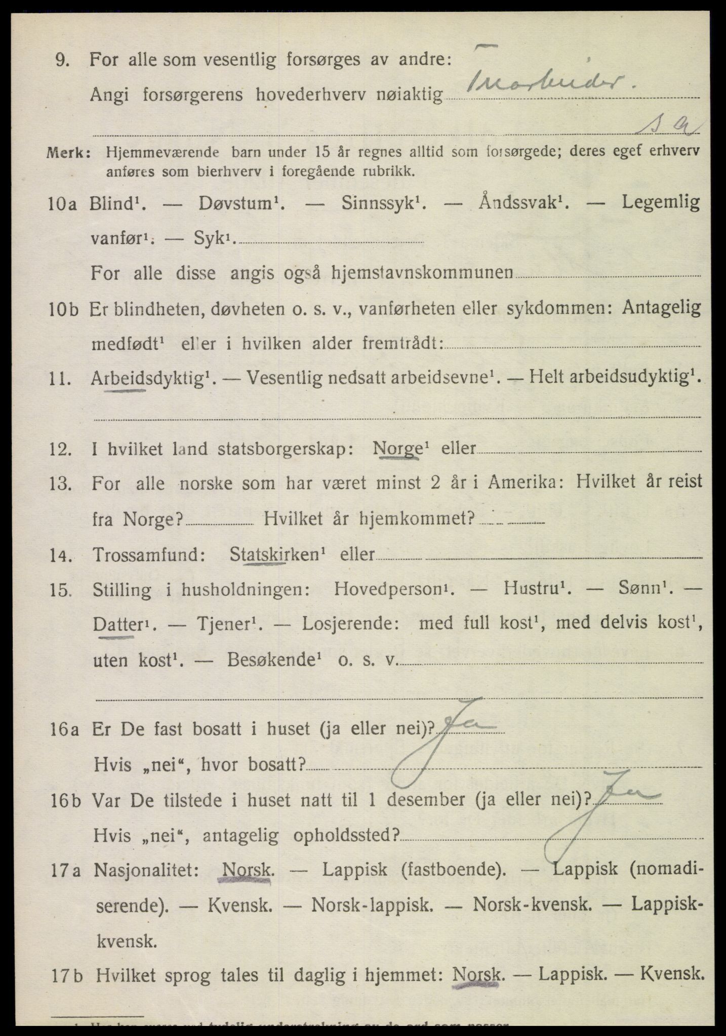SAT, Folketelling 1920 for 1817 Tjøtta herred, 1920, s. 3044