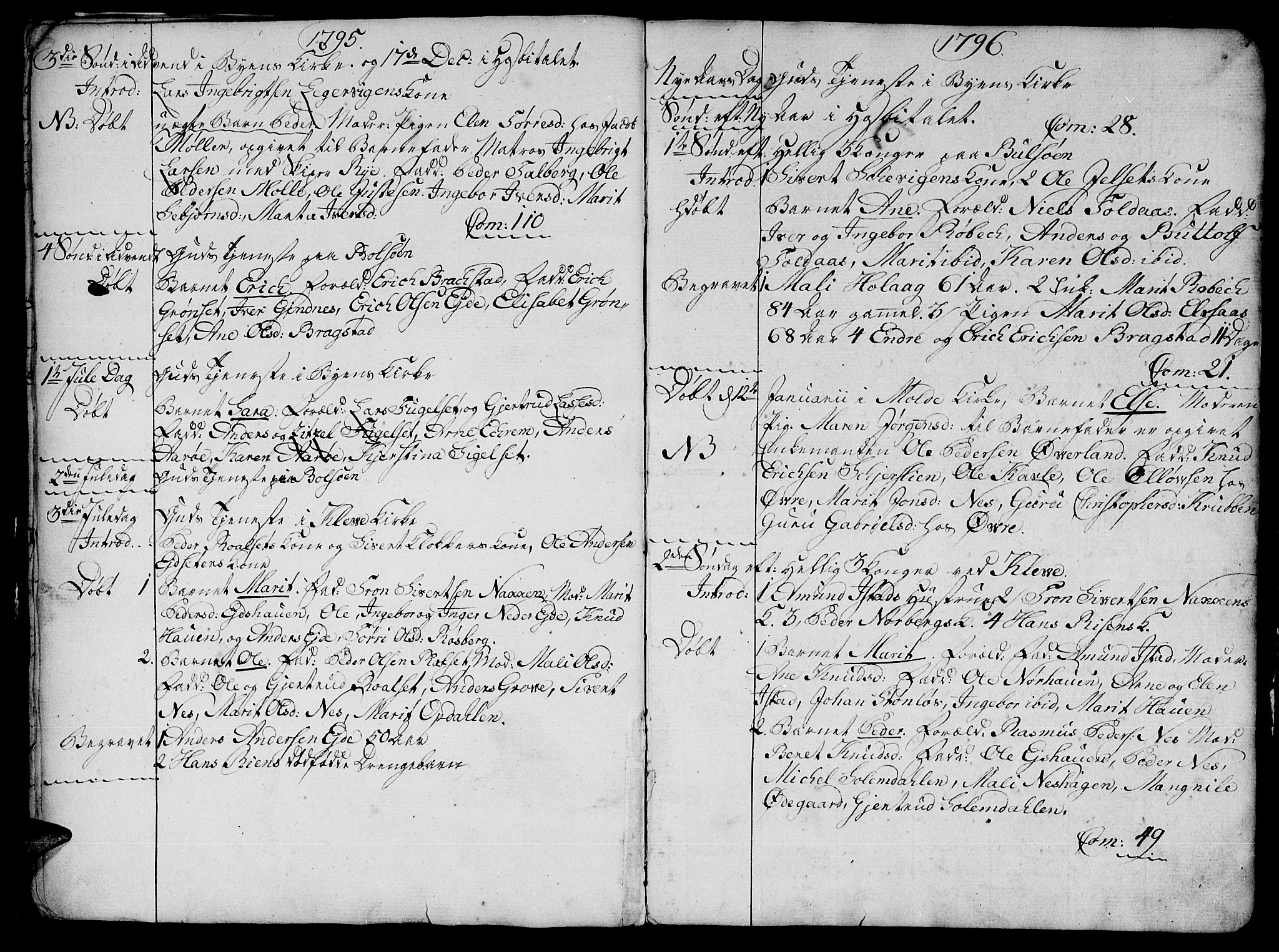 Ministerialprotokoller, klokkerbøker og fødselsregistre - Møre og Romsdal, SAT/A-1454/555/L0649: Ministerialbok nr. 555A02 /1, 1795-1821, s. 7