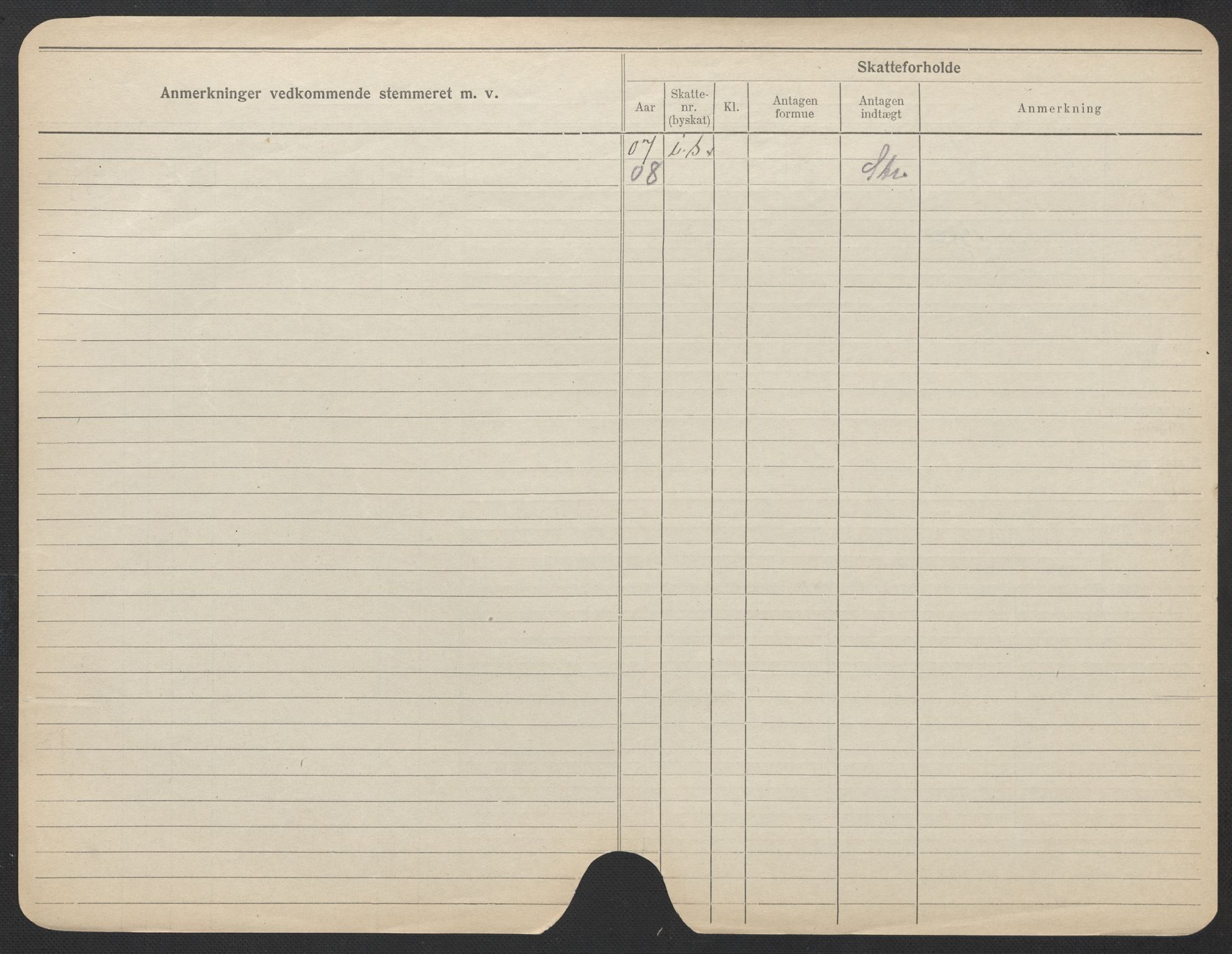 Oslo folkeregister, Registerkort, SAO/A-11715/F/Fa/Fac/L0024: Kvinner, 1906-1914, s. 250b