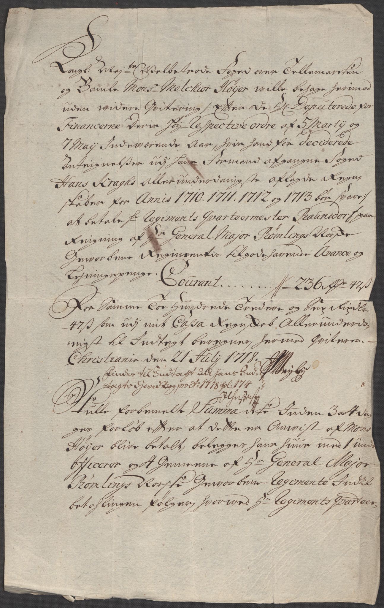 Rentekammeret inntil 1814, Reviderte regnskaper, Fogderegnskap, RA/EA-4092/R36/L2125: Fogderegnskap Øvre og Nedre Telemark og Bamble, 1713, s. 563