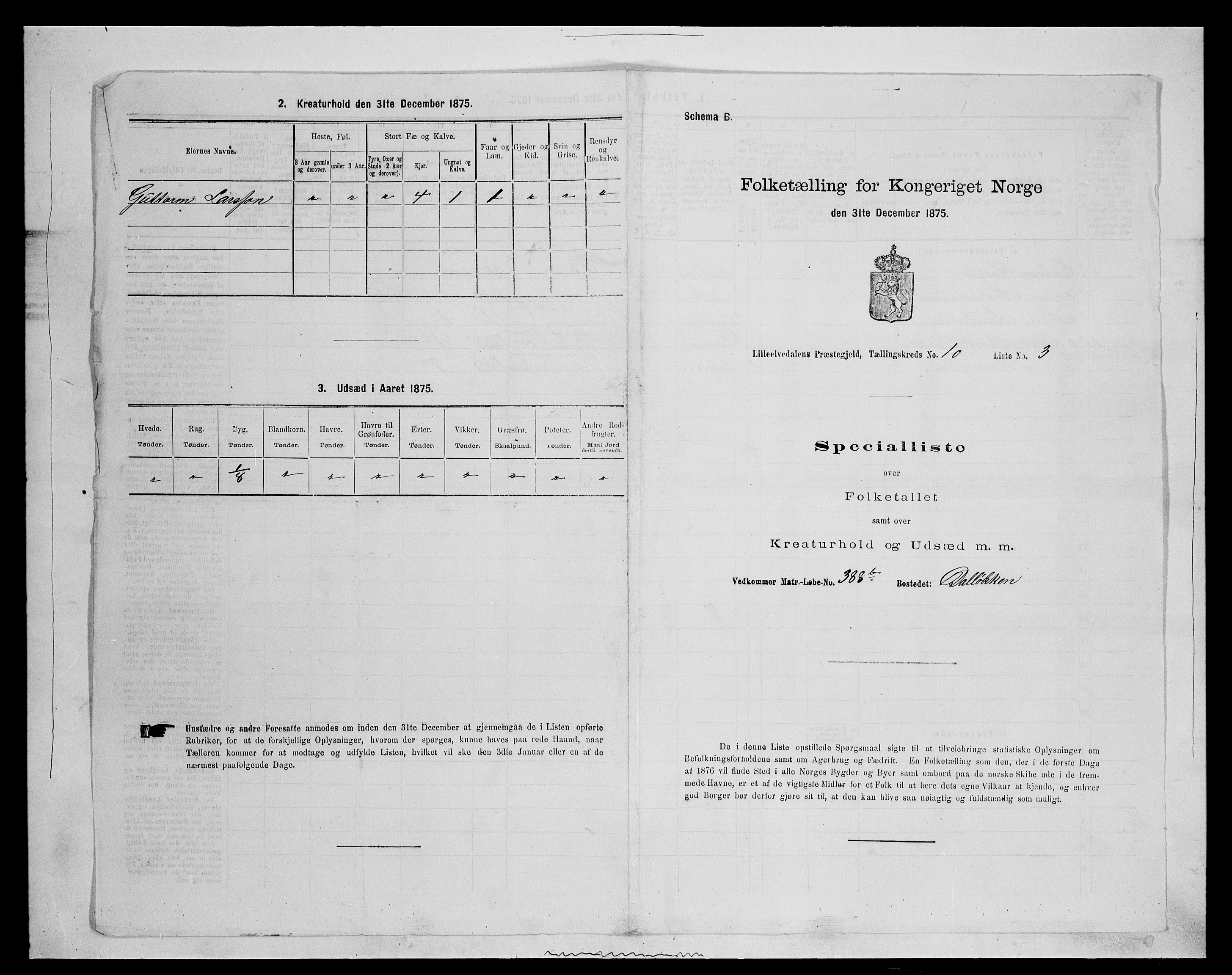 SAH, Folketelling 1875 for 0438P Lille Elvedalen (Alvdal) prestegjeld, 1875, s. 957