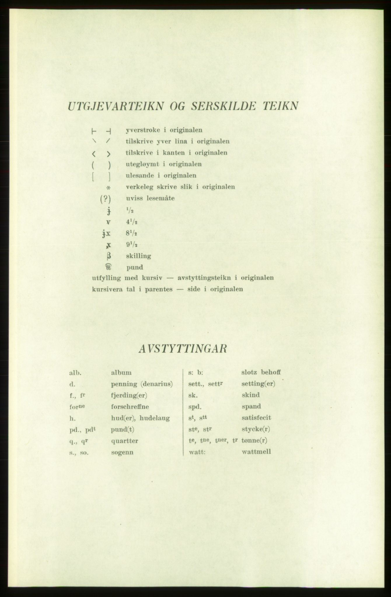 Publikasjoner utgitt av Arkivverket, PUBL/PUBL-001/C/0001: Bind 1: Rekneskap for Akershus len 1557-1558, 1557-1558, s. VII