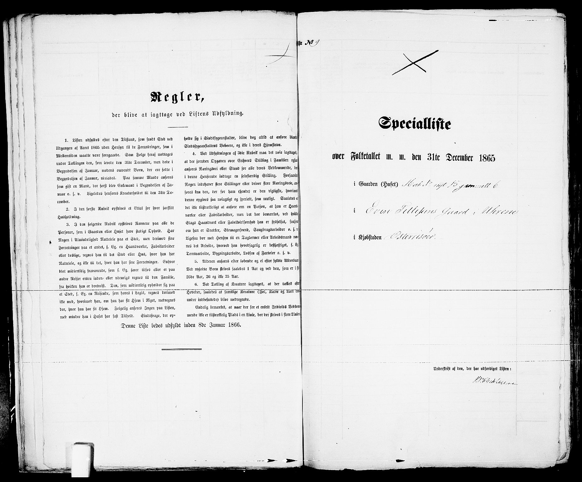 RA, Folketelling 1865 for 0901B Risør prestegjeld, Risør kjøpstad, 1865, s. 25