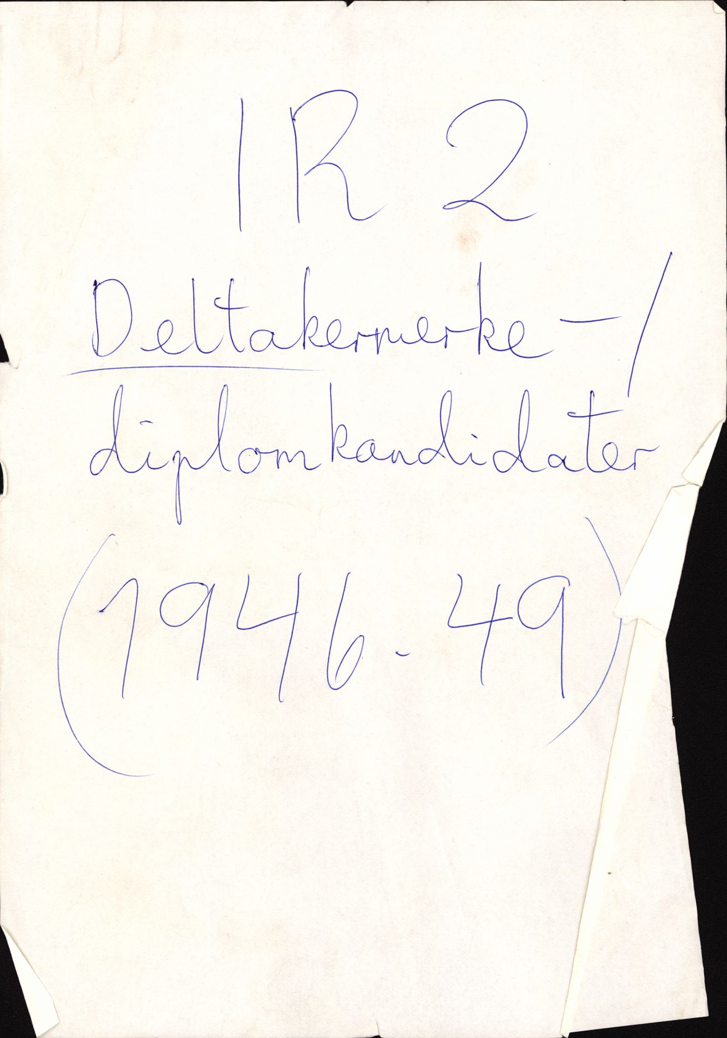 Forsvaret, Jegerkorpset infanteriregiment nr. 2 (IR 2), RA/RAFA-3155/D/Da/L0179: --, 1945-1950, s. 1572