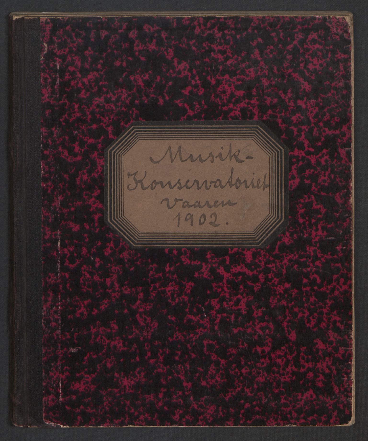 Musikkonservatoriet i Oslo, AV/RA-PA-1761/F/Fa/L0002/0010: Oversikt over lærere, elever, m.m. / Musikkonservatoriet i Oslo - Vårsemesteret, 1902