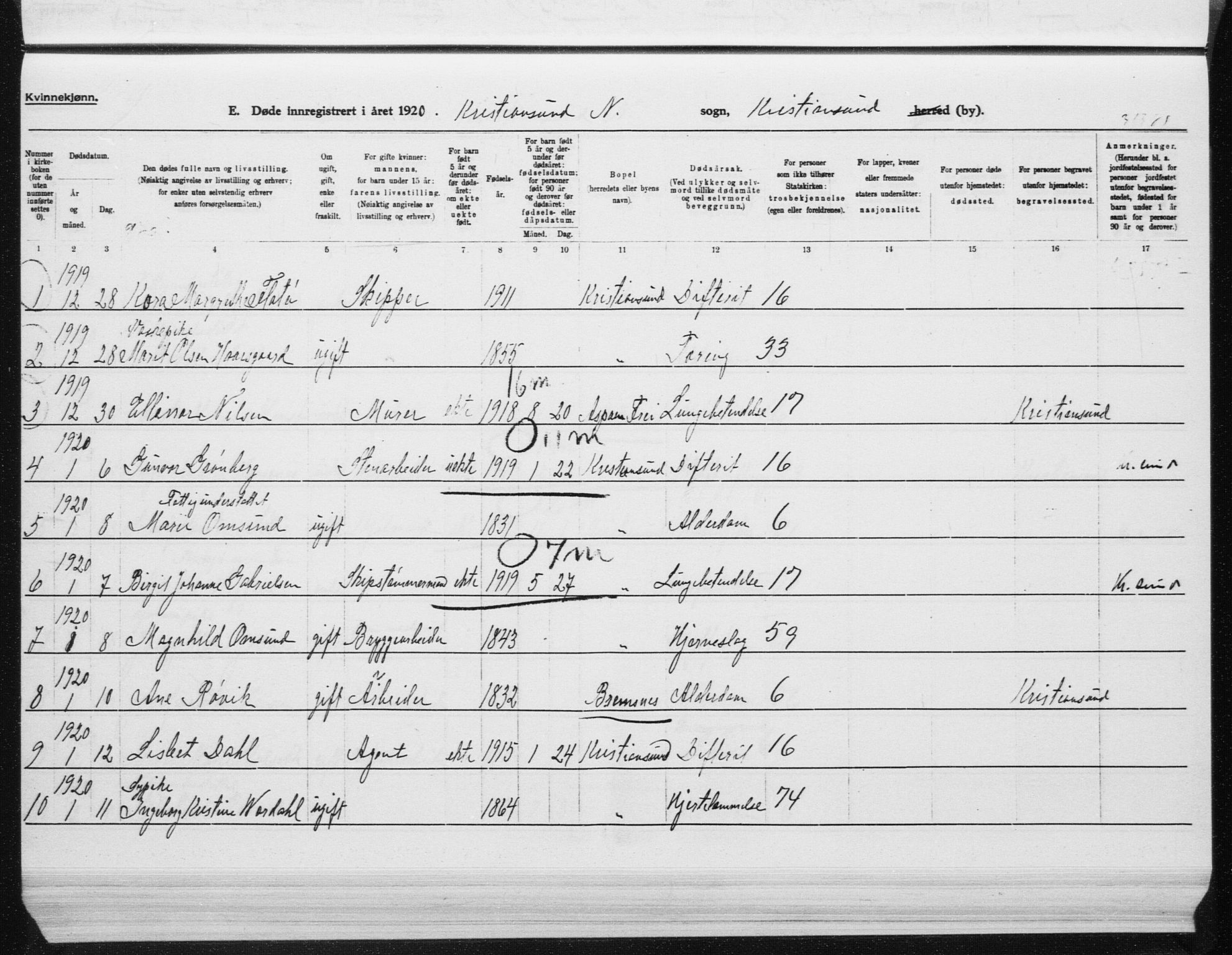 Ministerialprotokoller, klokkerbøker og fødselsregistre - Møre og Romsdal, AV/SAT-A-1454/572/L0863: Ministerialbok nr. 572D07, 1917-1935