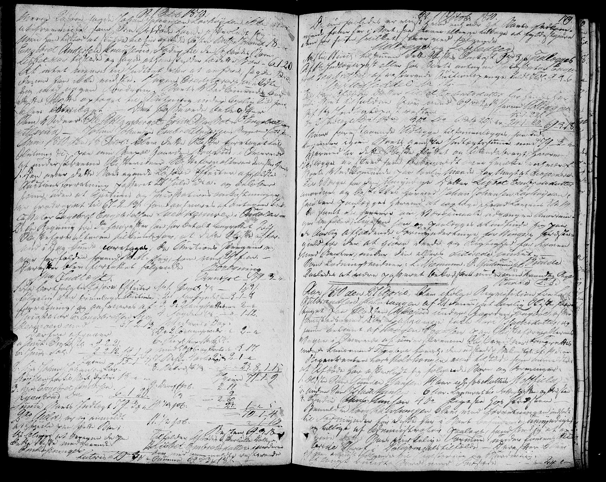 Solør og Odalen sorenskriveri, AV/SAH-TING-026/J/Ja/L0010: Skifteprotokoll - Vinger, 1809-1818, s. 178b-179a