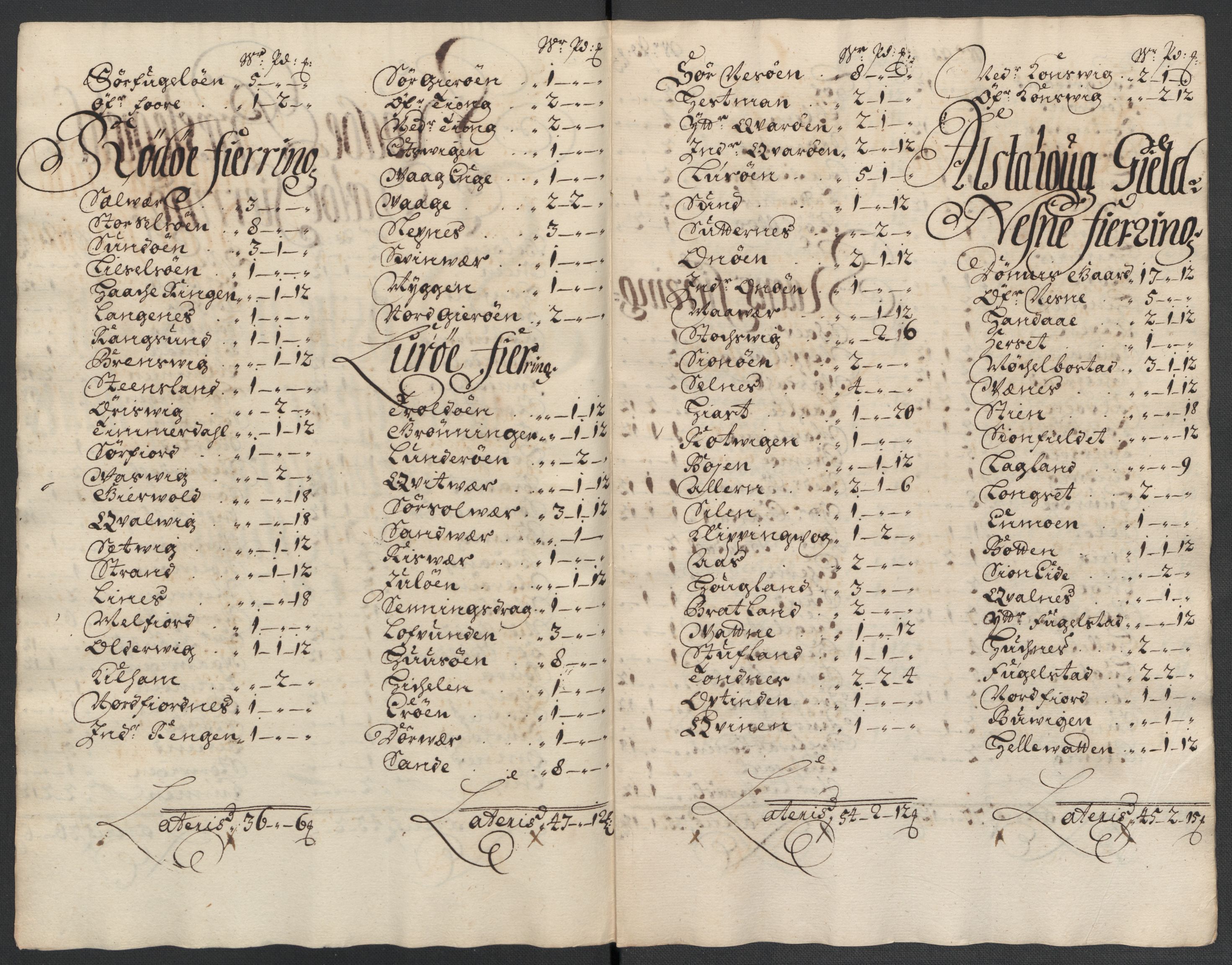 Rentekammeret inntil 1814, Reviderte regnskaper, Fogderegnskap, AV/RA-EA-4092/R65/L4508: Fogderegnskap Helgeland, 1702-1705, s. 89