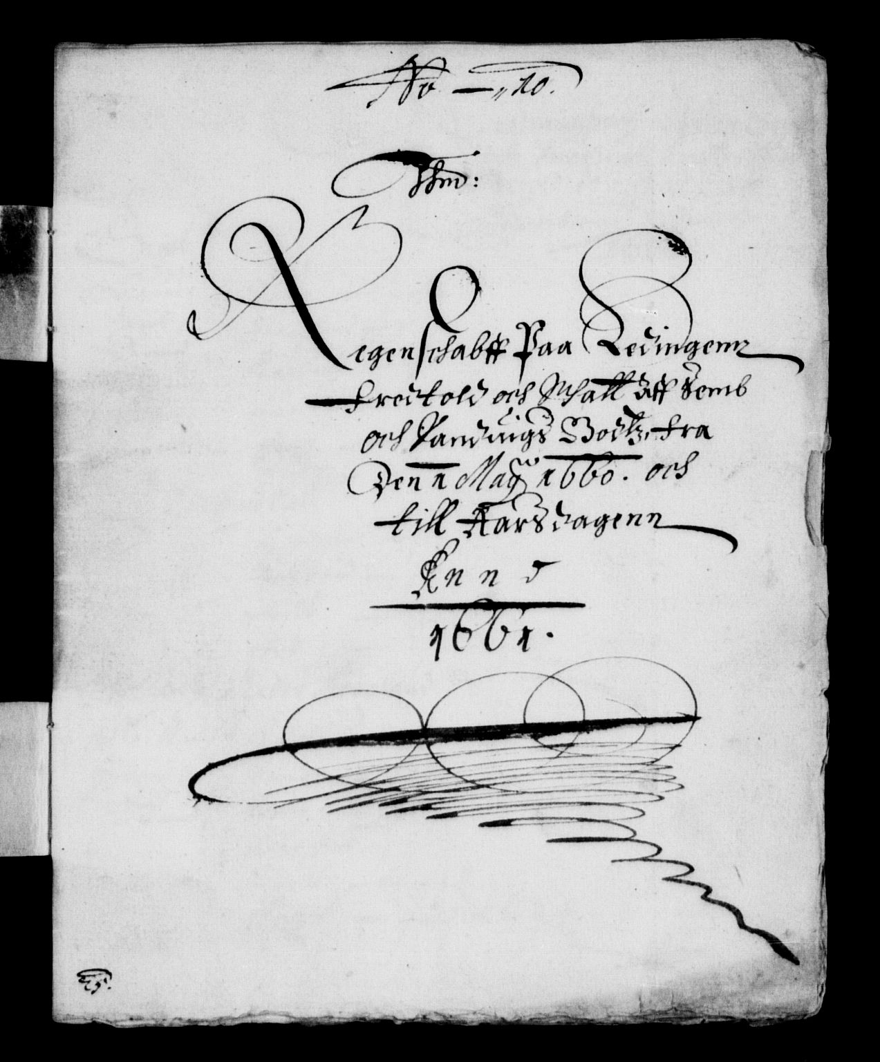 Rentekammeret inntil 1814, Reviderte regnskaper, Lensregnskaper, RA/EA-5023/R/Rb/Rbt/L0149: Bergenhus len, 1660-1661