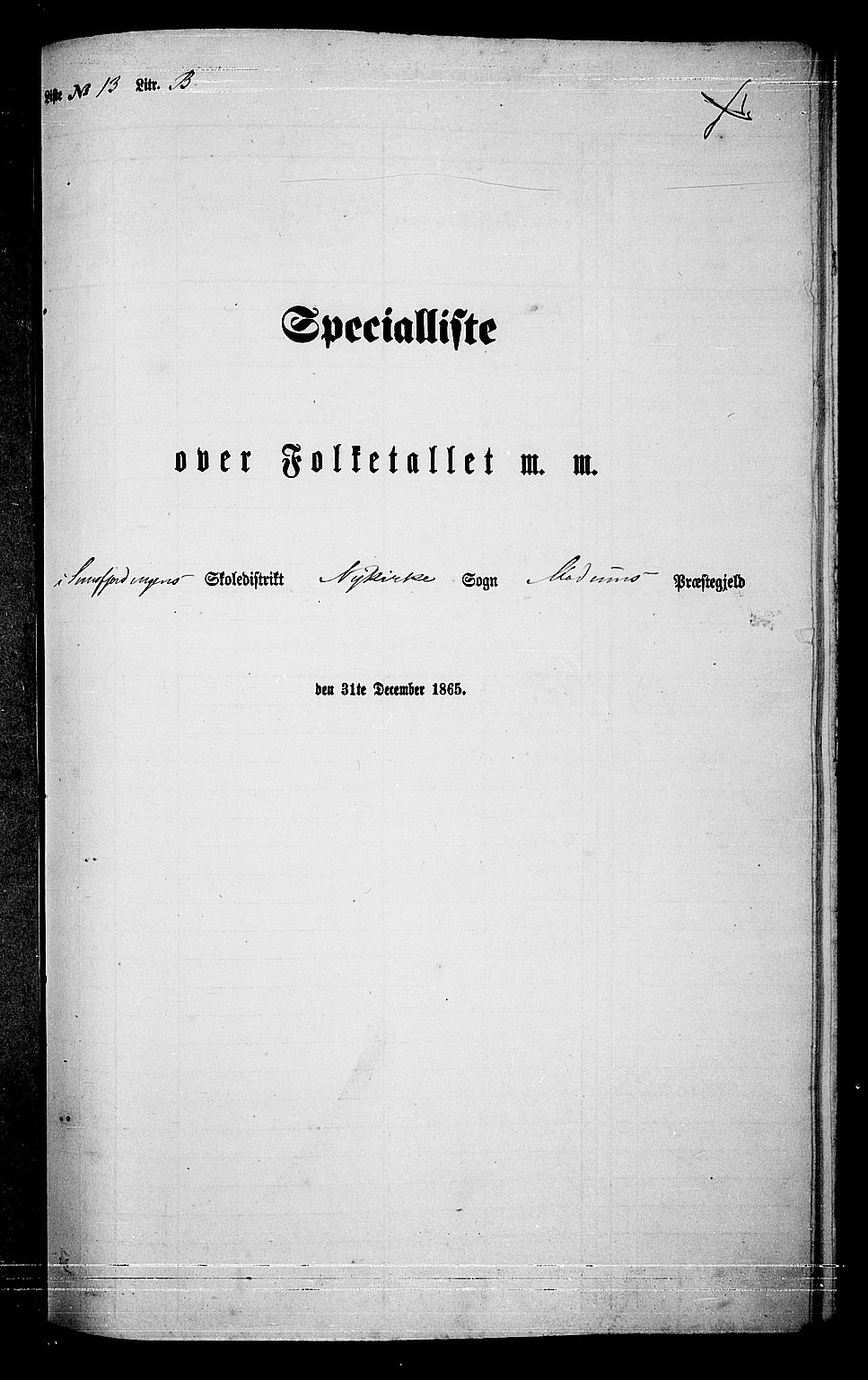 RA, Folketelling 1865 for 0623P Modum prestegjeld, 1865, s. 268