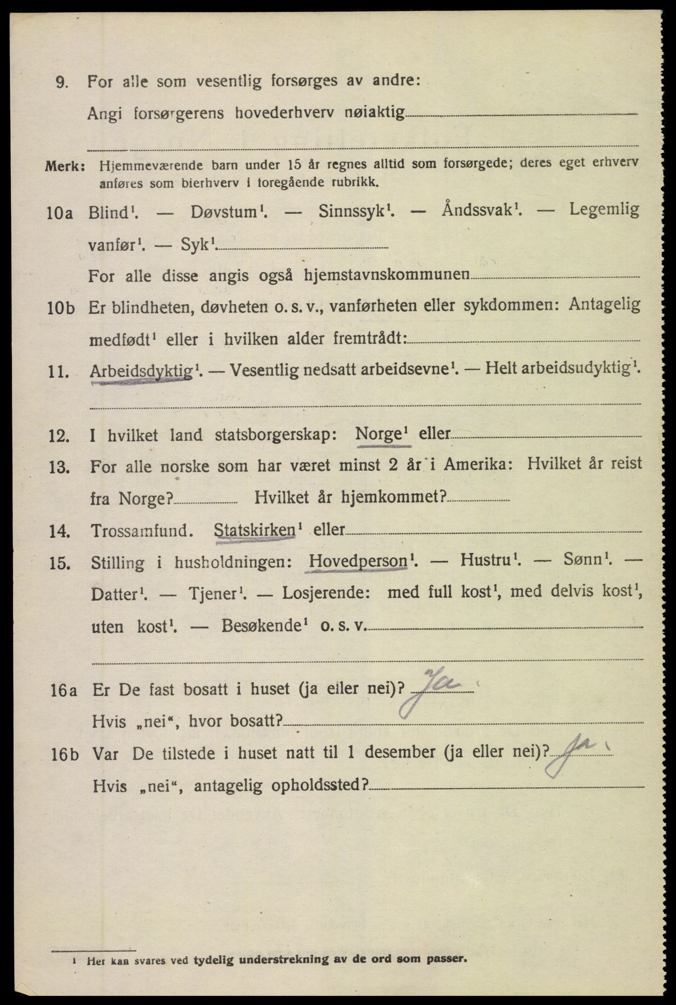 SAK, Folketelling 1920 for 0920 Øyestad herred, 1920, s. 5927