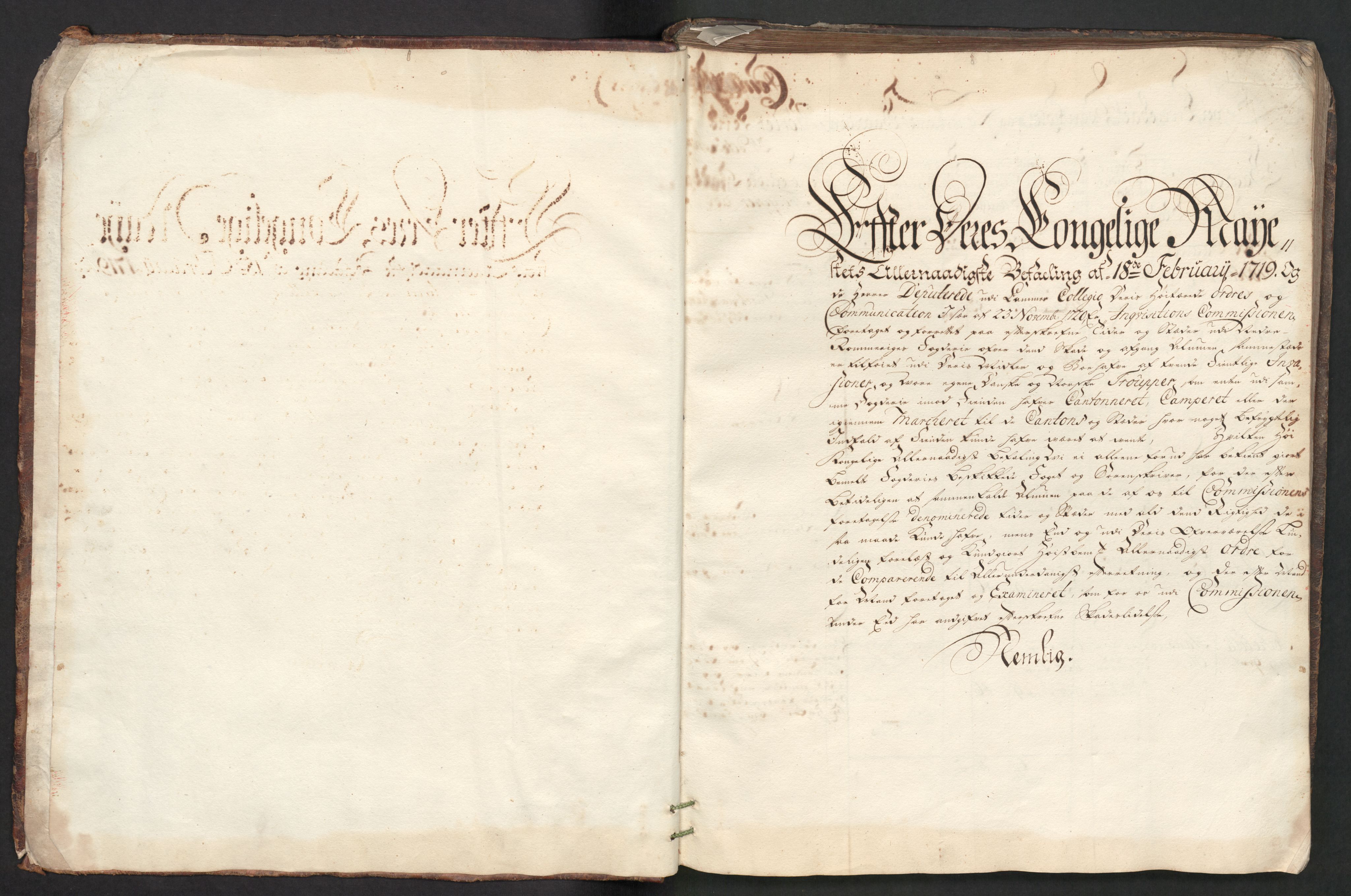 Danske Kanselli, Skapsaker, AV/RA-EA-4061/F/L0094: Skap 16, pakke 6, 1716-1719, s. 49