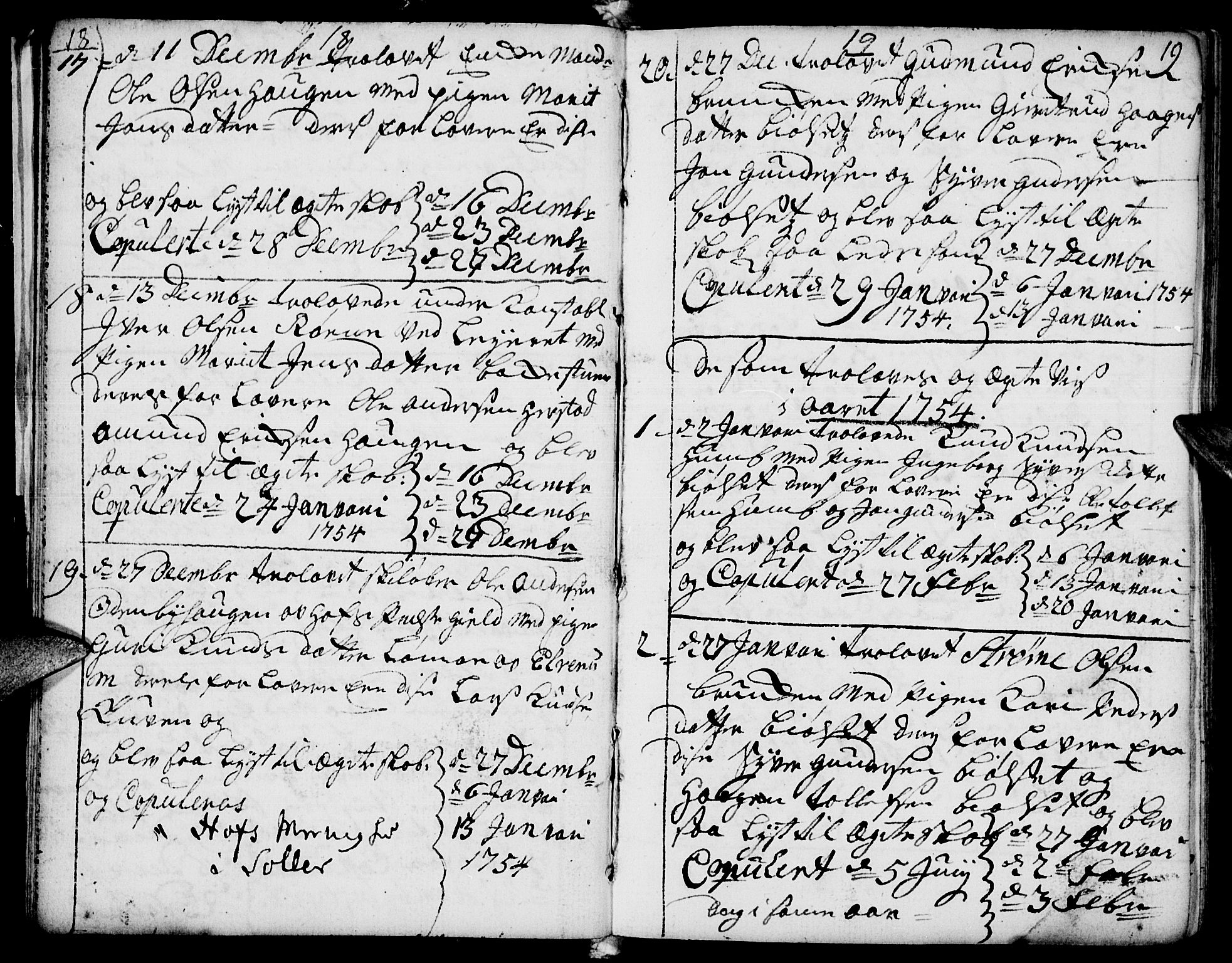 Elverum prestekontor, SAH/PREST-044/H/Ha/Haa/L0002: Ministerialbok nr. 2, 1751-1756, s. 18-19