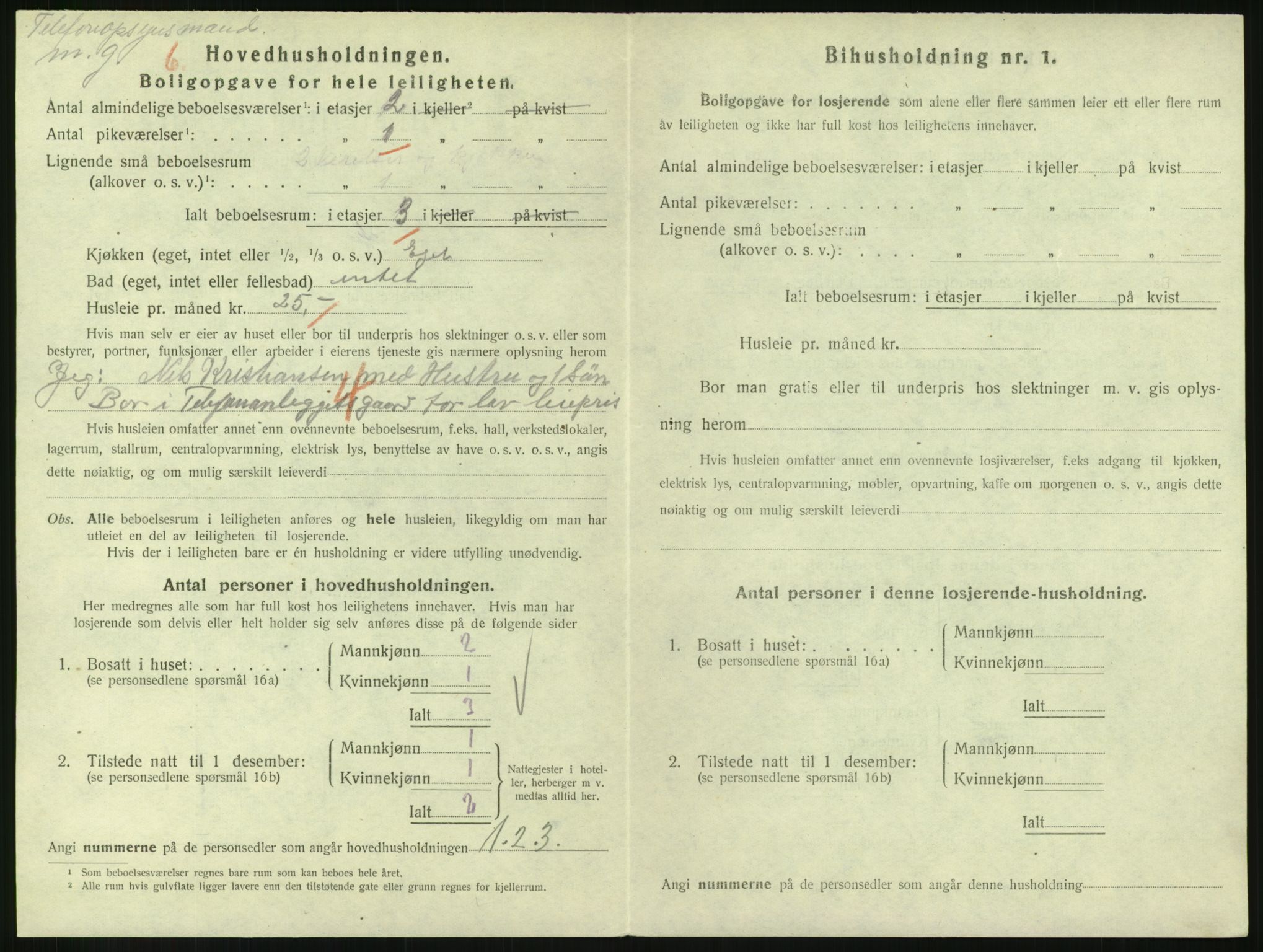 SAH, Folketelling 1920 for 0501 Lillehammer kjøpstad, 1920, s. 2051