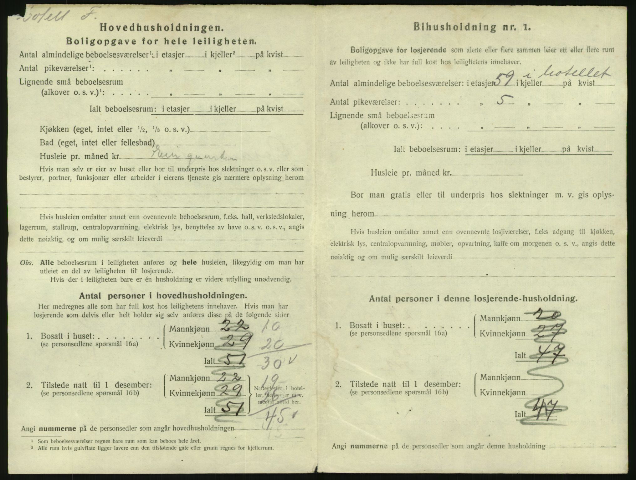 SAO, Folketelling 1920 for 0301 Kristiania kjøpstad, 1920, s. 84476