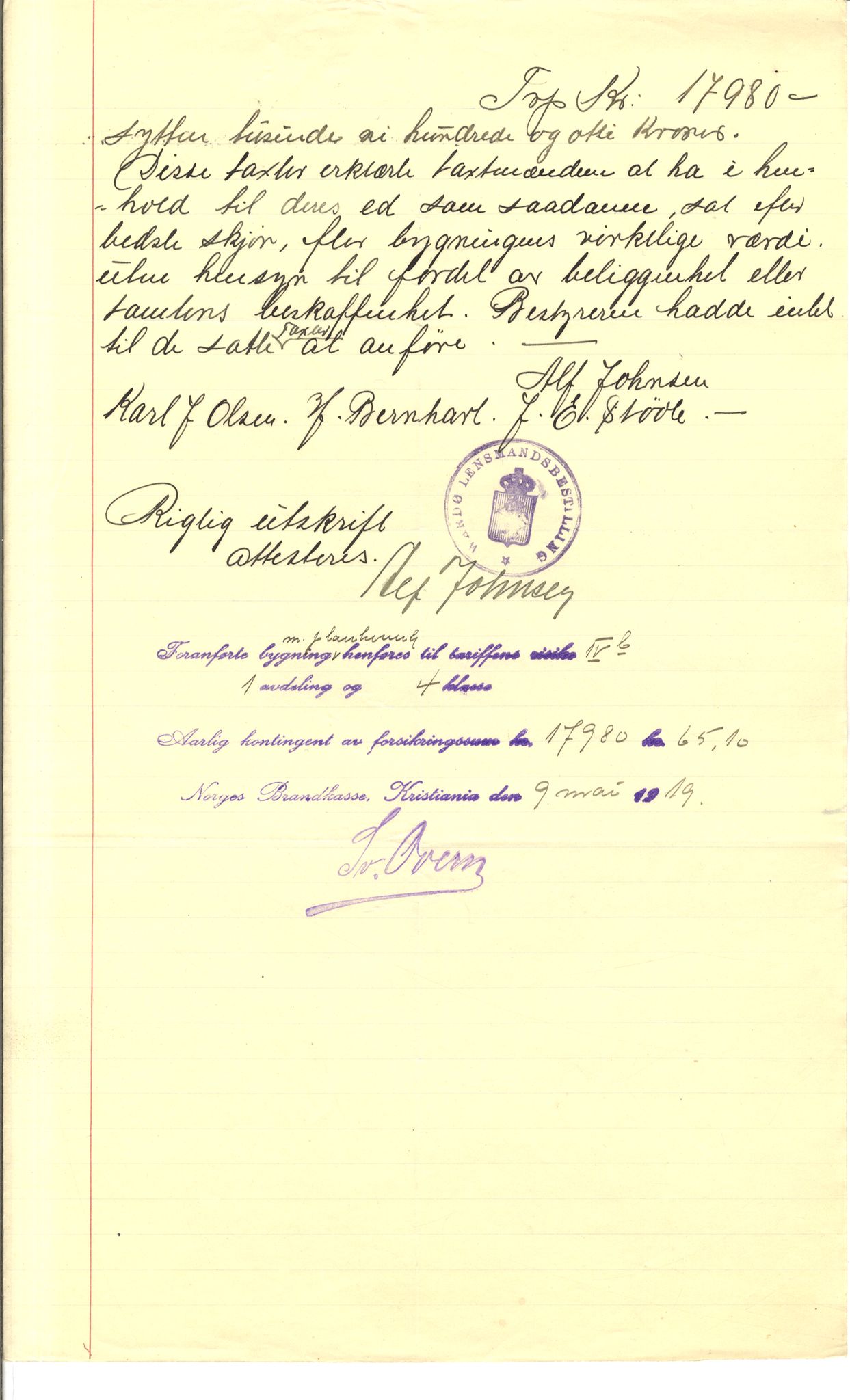 Brodtkorb handel A/S, VAMU/A-0001/Q/Qb/L0002: Skjøter og grunnbrev i Vardø by, 1852-1949, s. 96