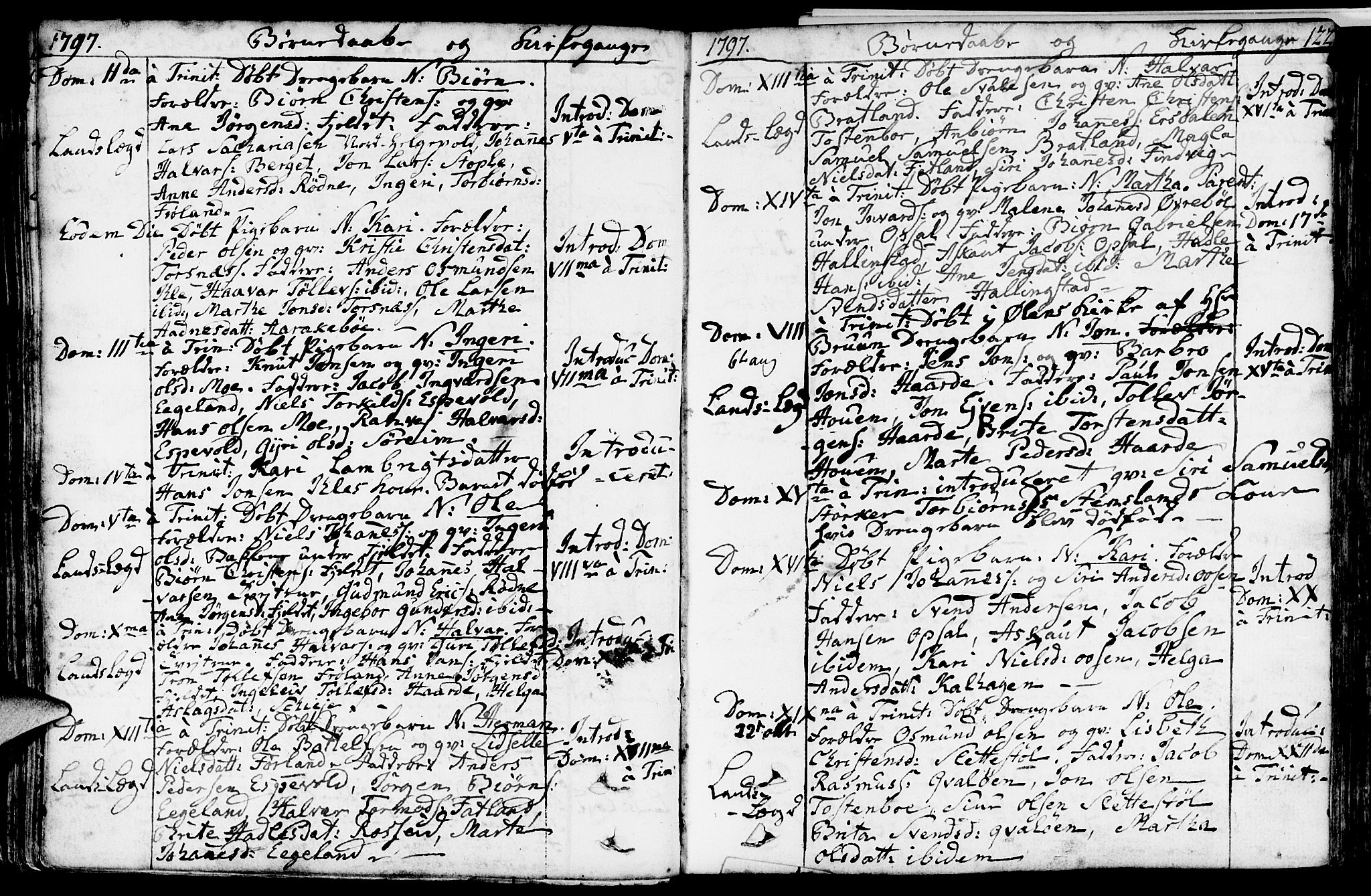 Vikedal sokneprestkontor, AV/SAST-A-101840/01/IV: Ministerialbok nr. A 2, 1779-1817, s. 122