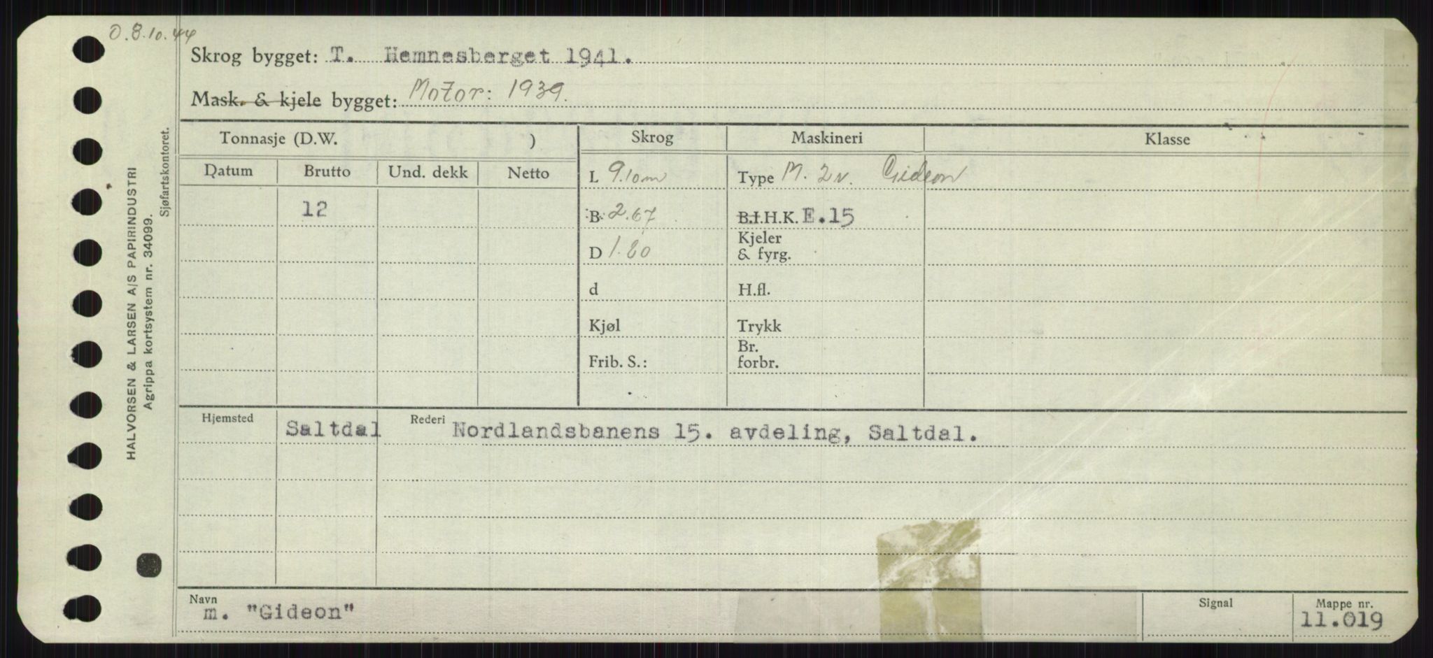 Sjøfartsdirektoratet med forløpere, Skipsmålingen, AV/RA-S-1627/H/Ha/L0002/0002: Fartøy, Eik-Hill / Fartøy, G-Hill, s. 125