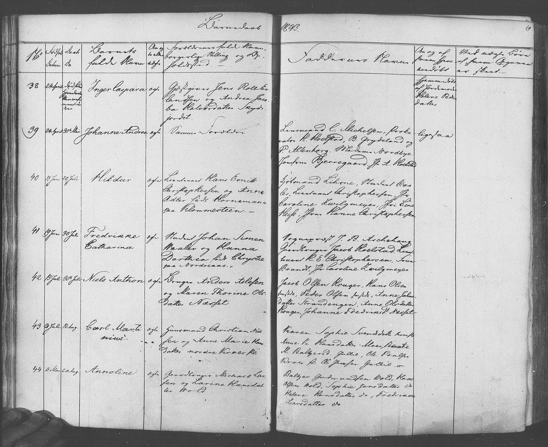 Ås prestekontor Kirkebøker, AV/SAO-A-10894/F/Fa/L0006: Ministerialbok nr. I 6, 1841-1853, s. 48-49