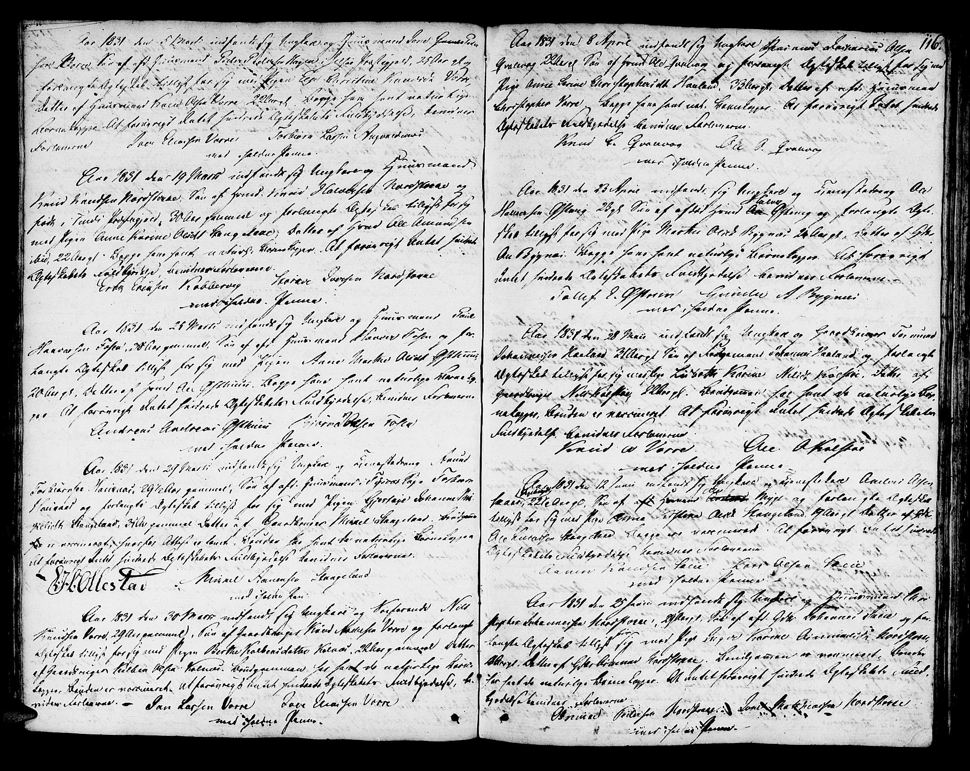Avaldsnes sokneprestkontor, AV/SAST-A -101851/H/Ha/Haa/L0003: Ministerialbok nr. A 3, 1801-1817, s. 116