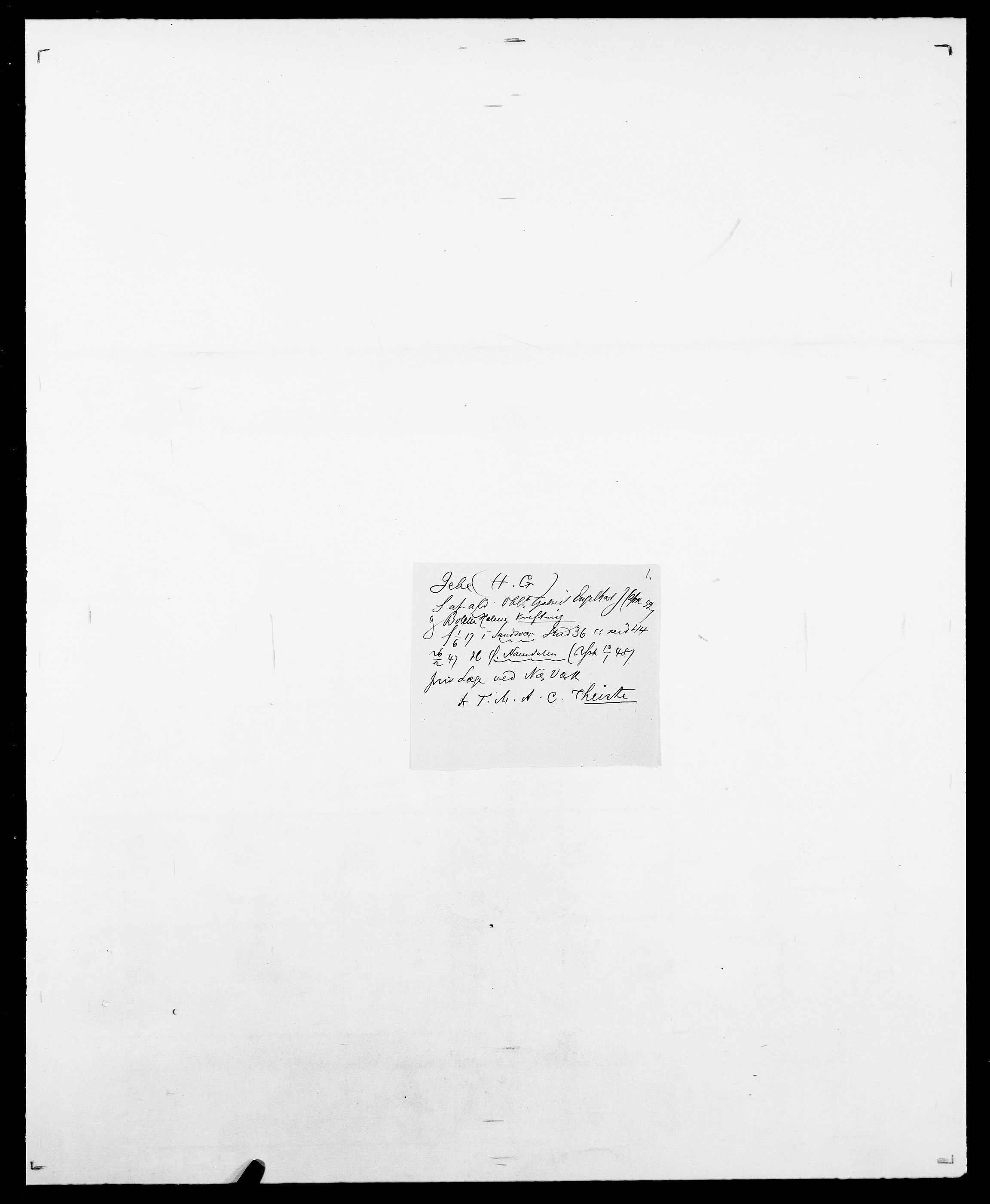 Delgobe, Charles Antoine - samling, SAO/PAO-0038/D/Da/L0019: van der Hude - Joys, s. 615