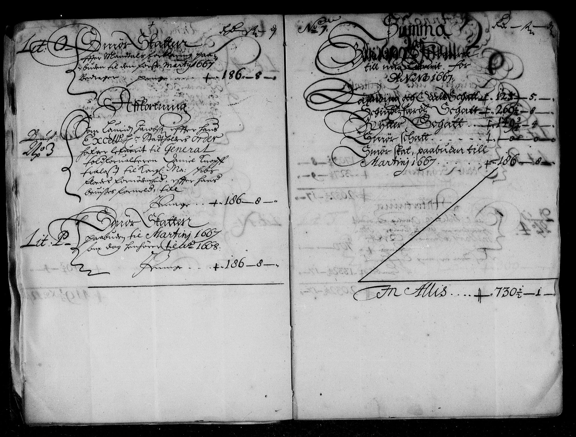 Rentekammeret inntil 1814, Reviderte regnskaper, Stiftamtstueregnskaper, Landkommissariatet på Akershus og Akershus stiftamt, AV/RA-EA-5869/R/Rb/L0044: Akershus stiftamt, 1667