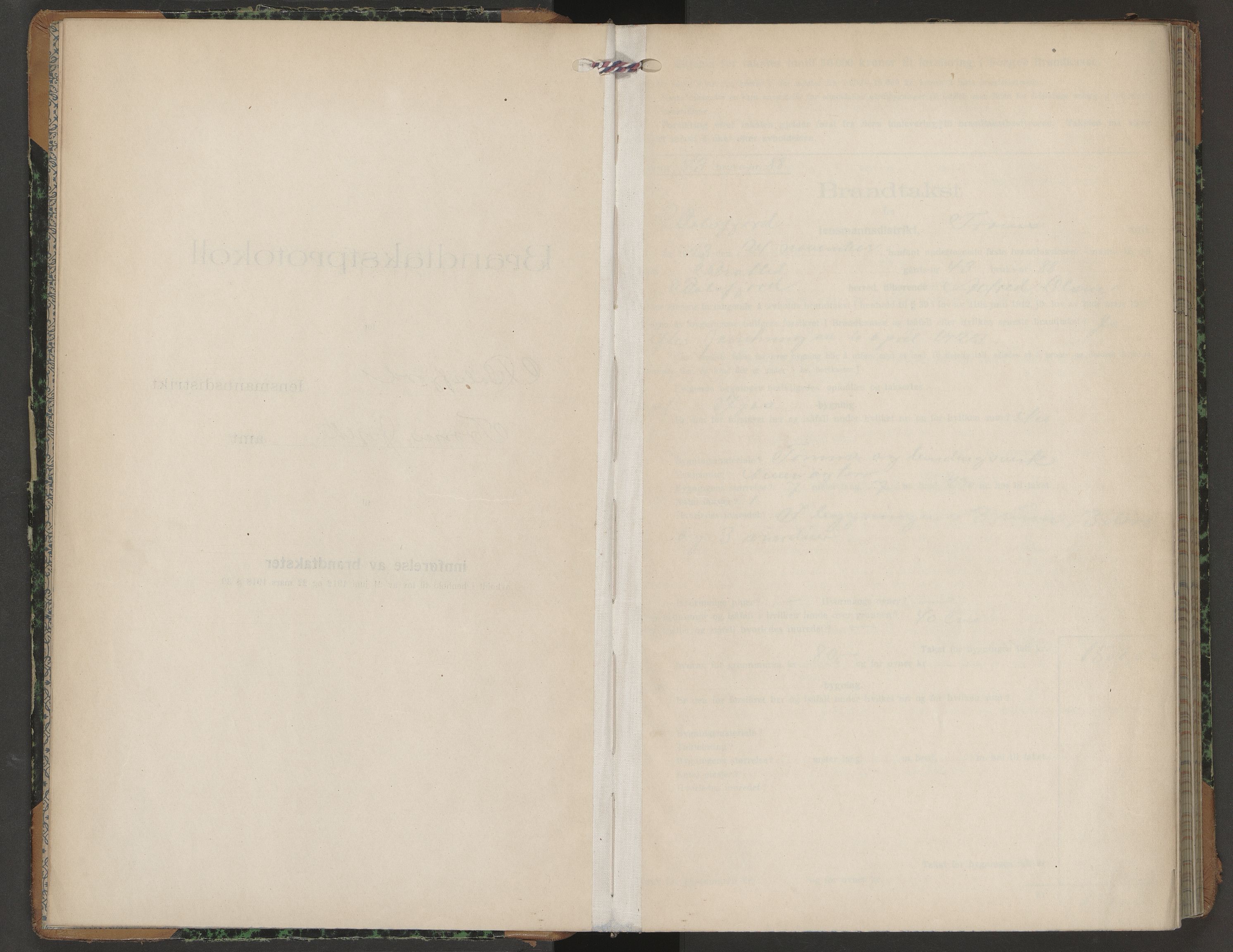 Lensmannen i Balsfjord, AV/SATØ-S-0085/Hf/Hfb/L0183: Branntakstprotokoller 1873-1970. Med register, 1923-1925