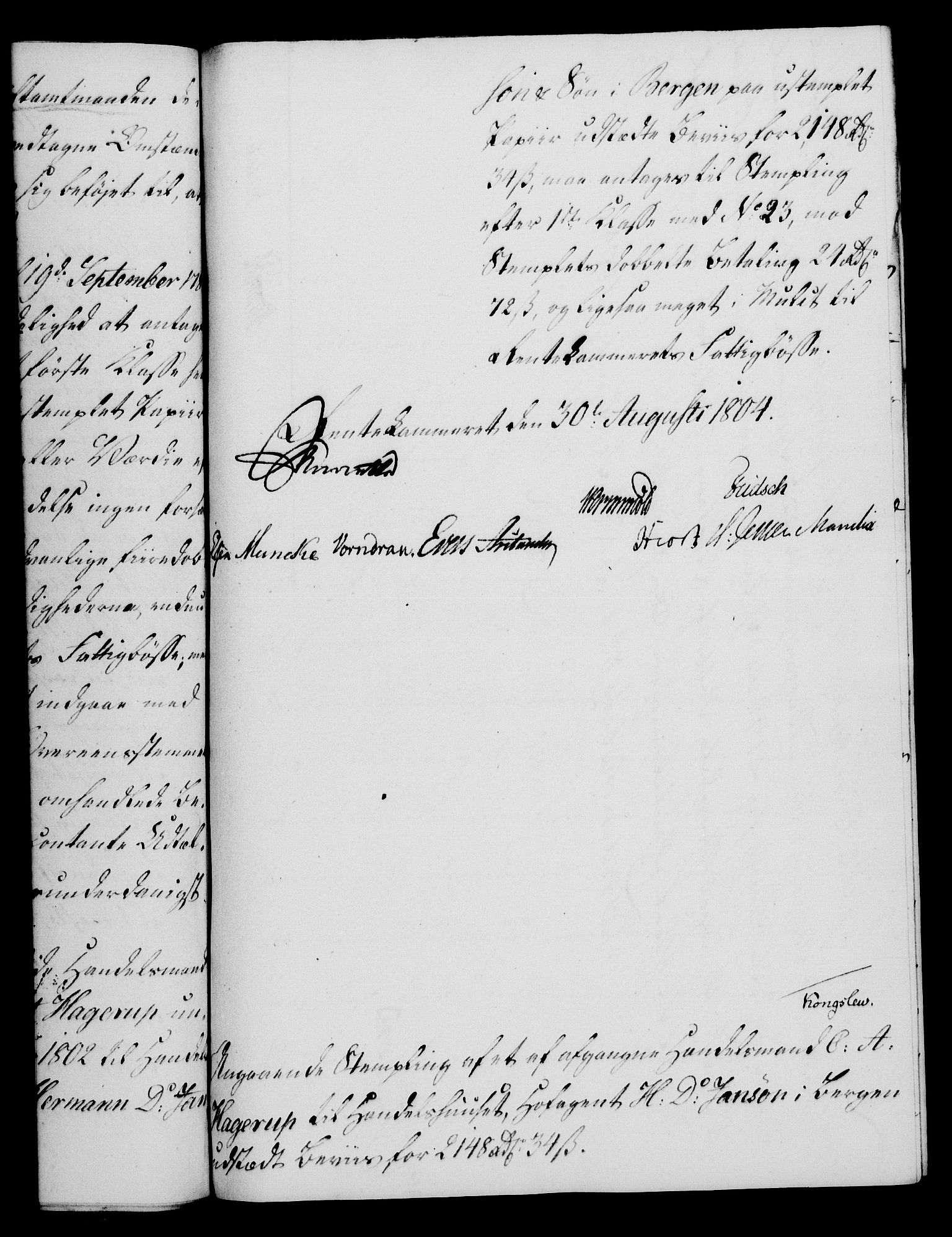 Rentekammeret, Kammerkanselliet, RA/EA-3111/G/Gf/Gfa/L0086: Norsk relasjons- og resolusjonsprotokoll (merket RK 52.86), 1804, s. 689