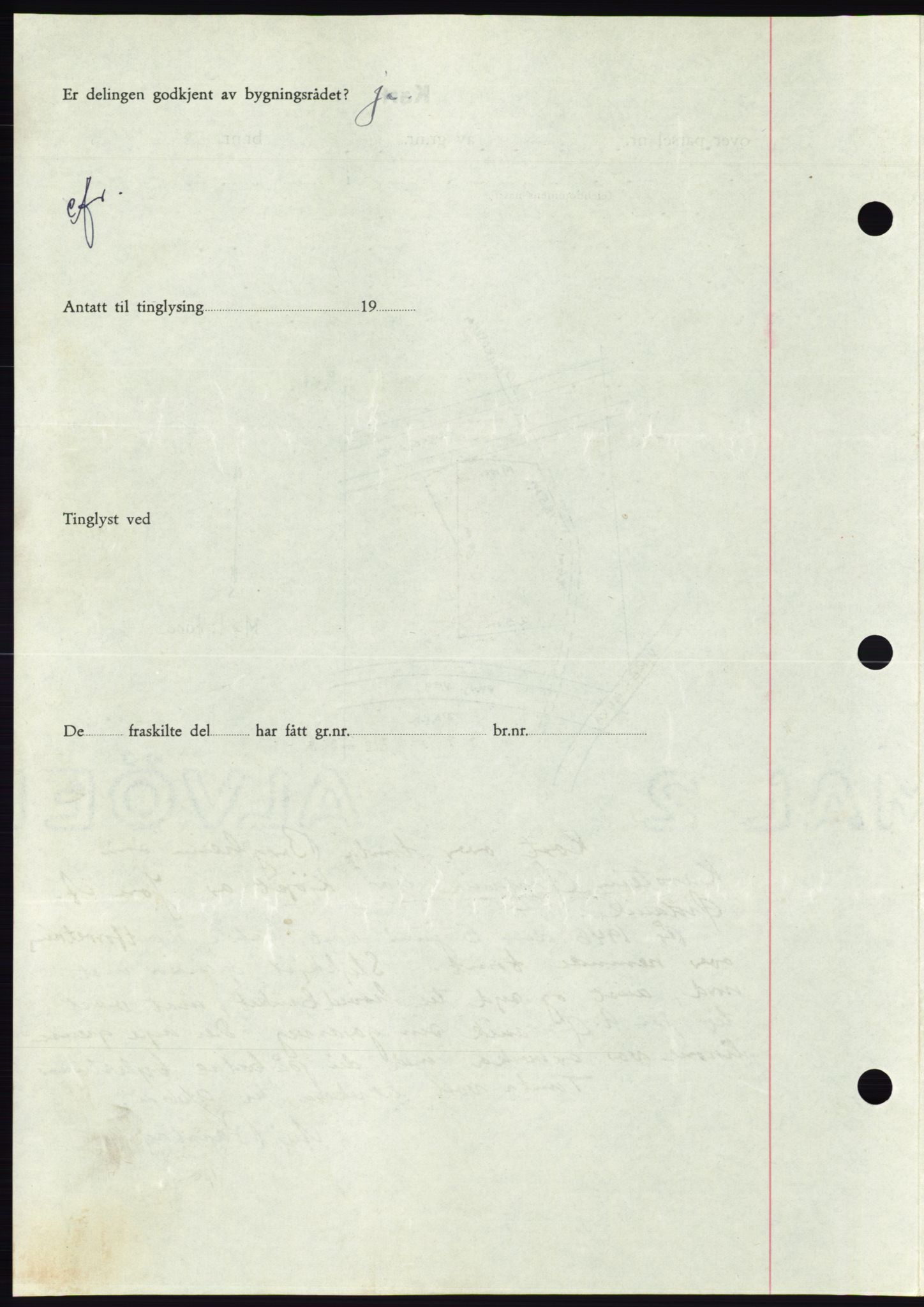 Søre Sunnmøre sorenskriveri, AV/SAT-A-4122/1/2/2C/L0078: Pantebok nr. 4A, 1946-1946, Dagboknr: 584/1946