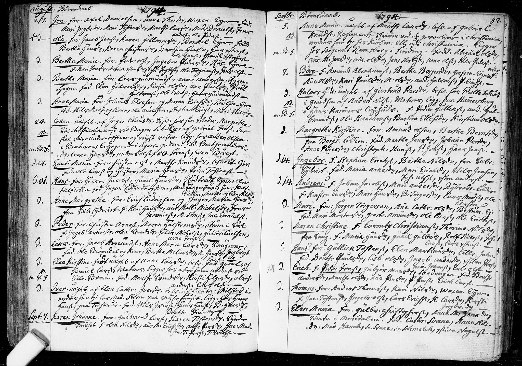 Aker prestekontor kirkebøker, SAO/A-10861/F/L0010: Ministerialbok nr. 10, 1786-1809, s. 82
