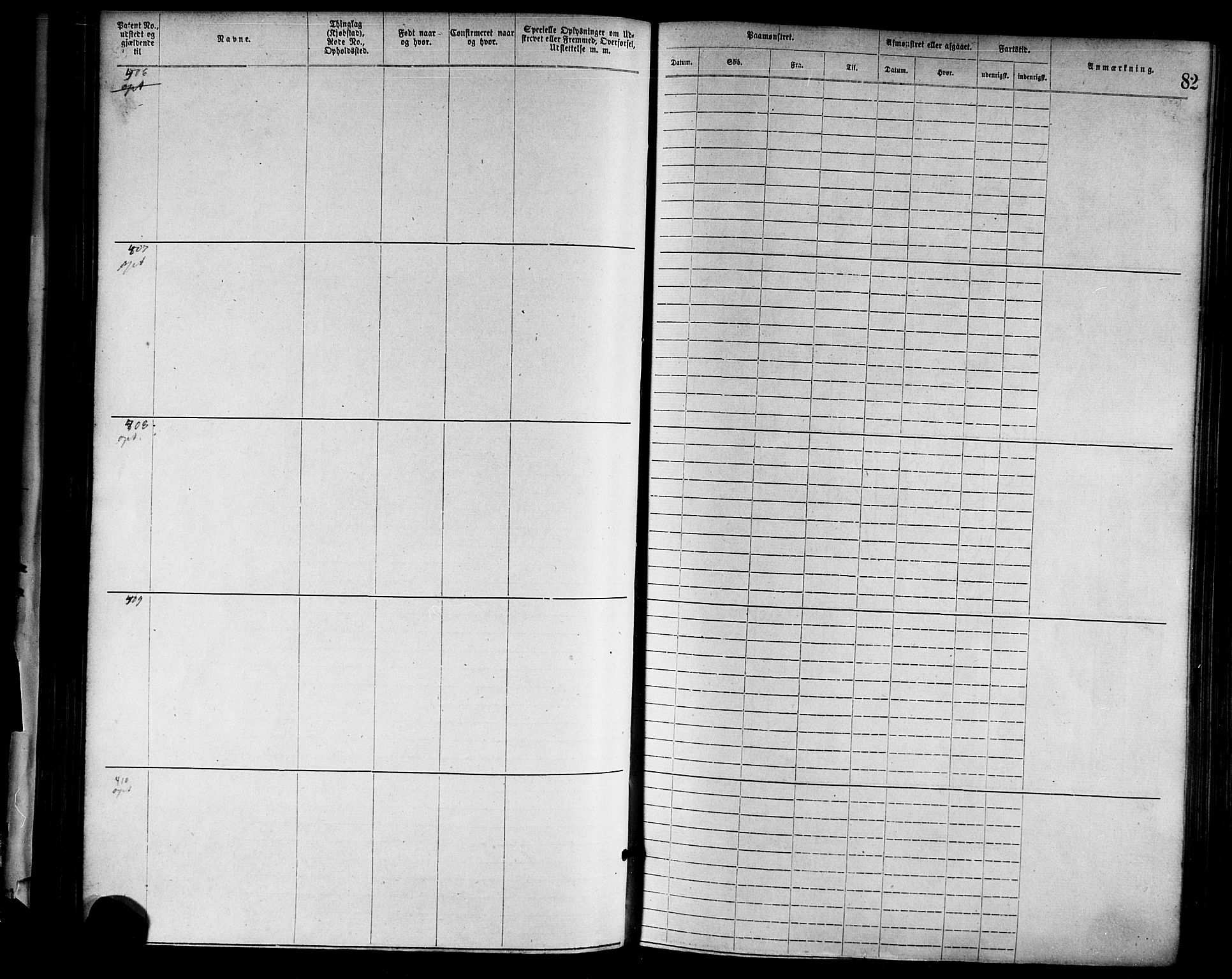 Grimstad mønstringskrets, AV/SAK-2031-0013/F/Fa/L0001: Annotasjonsrulle nr 1-1920 med register, F-1, 1870-1892, s. 104