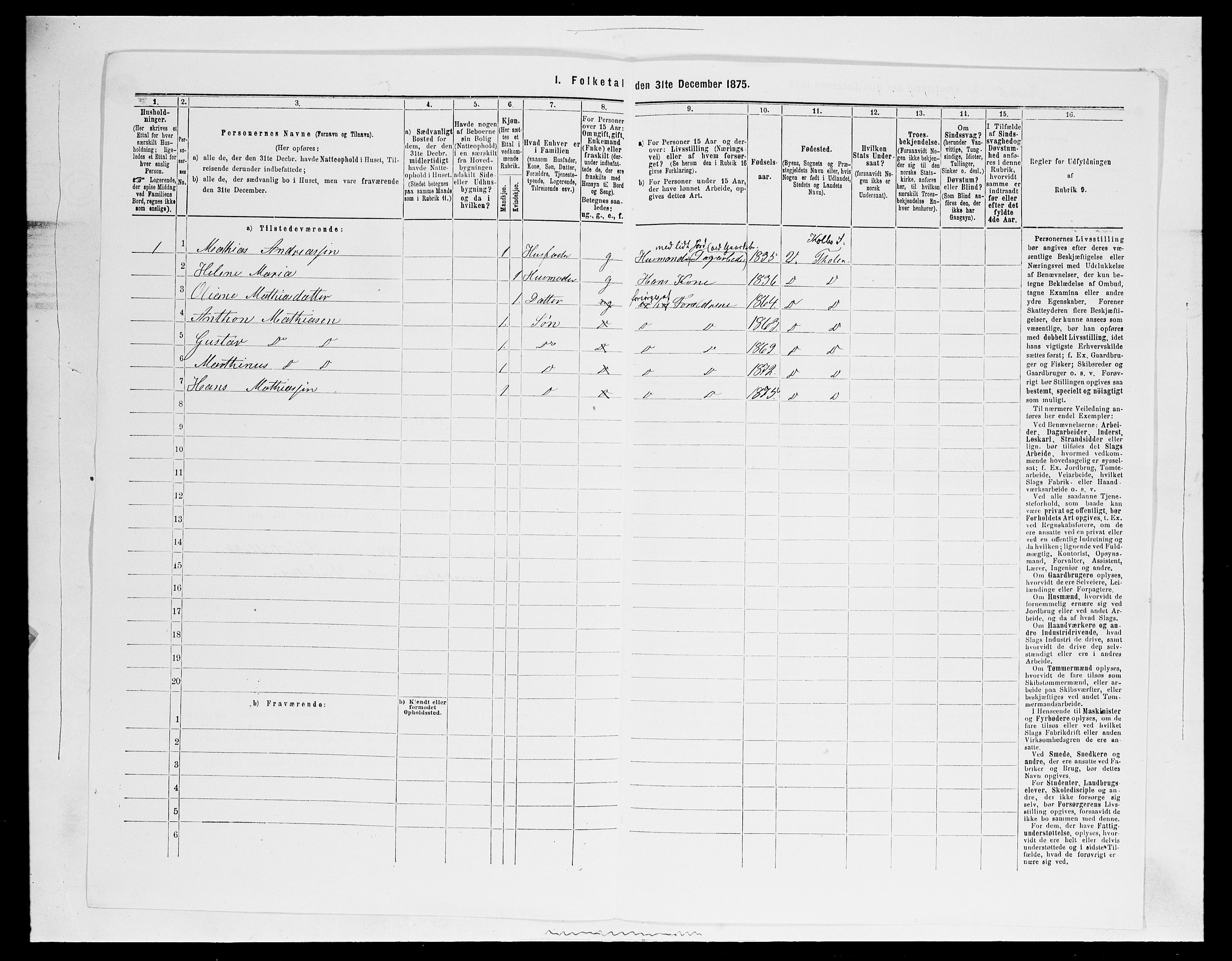 SAH, Folketelling 1875 for 0529P Vestre Toten prestegjeld, 1875, s. 1844