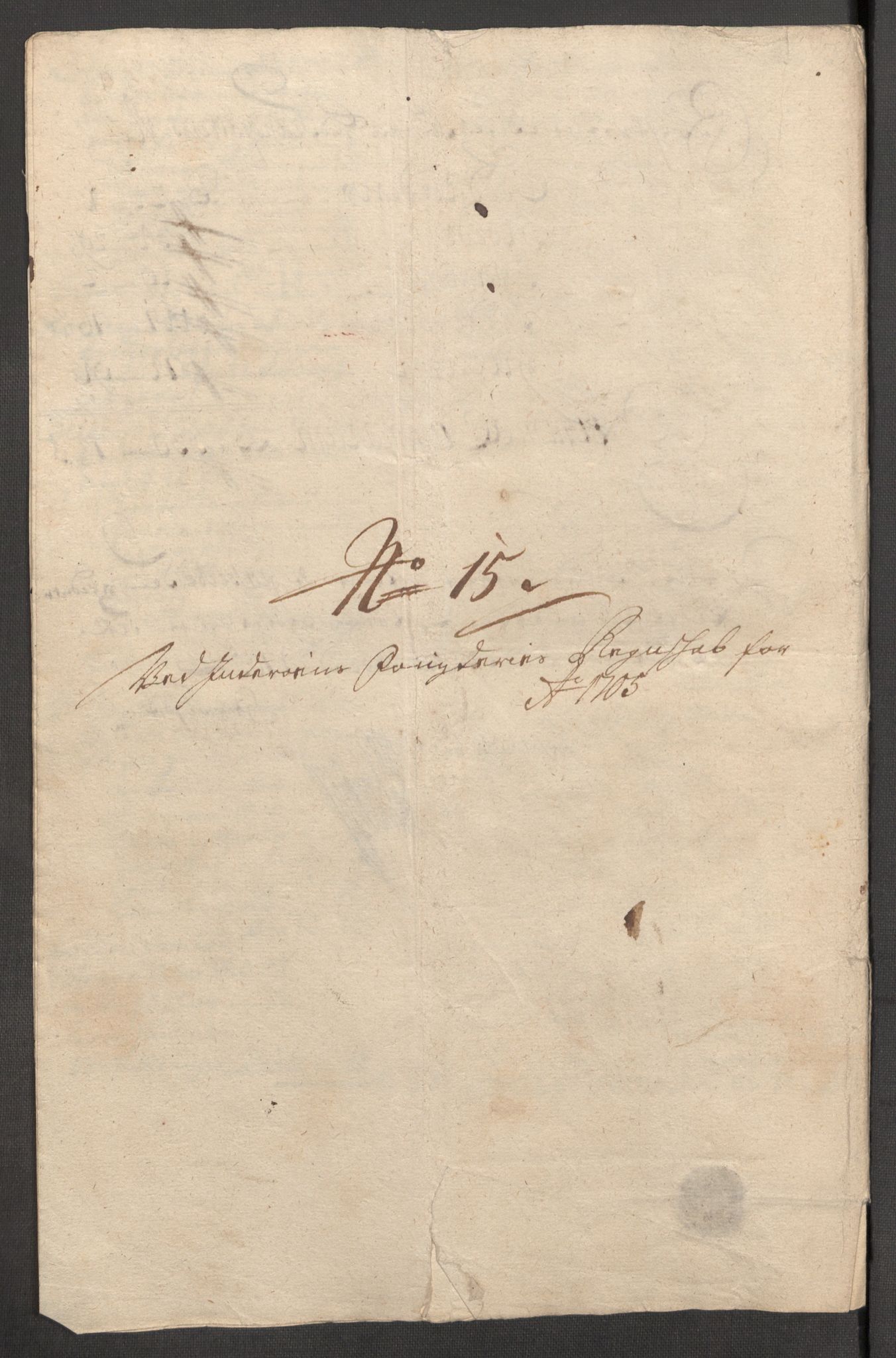 Rentekammeret inntil 1814, Reviderte regnskaper, Fogderegnskap, AV/RA-EA-4092/R63/L4314: Fogderegnskap Inderøy, 1705, s. 177