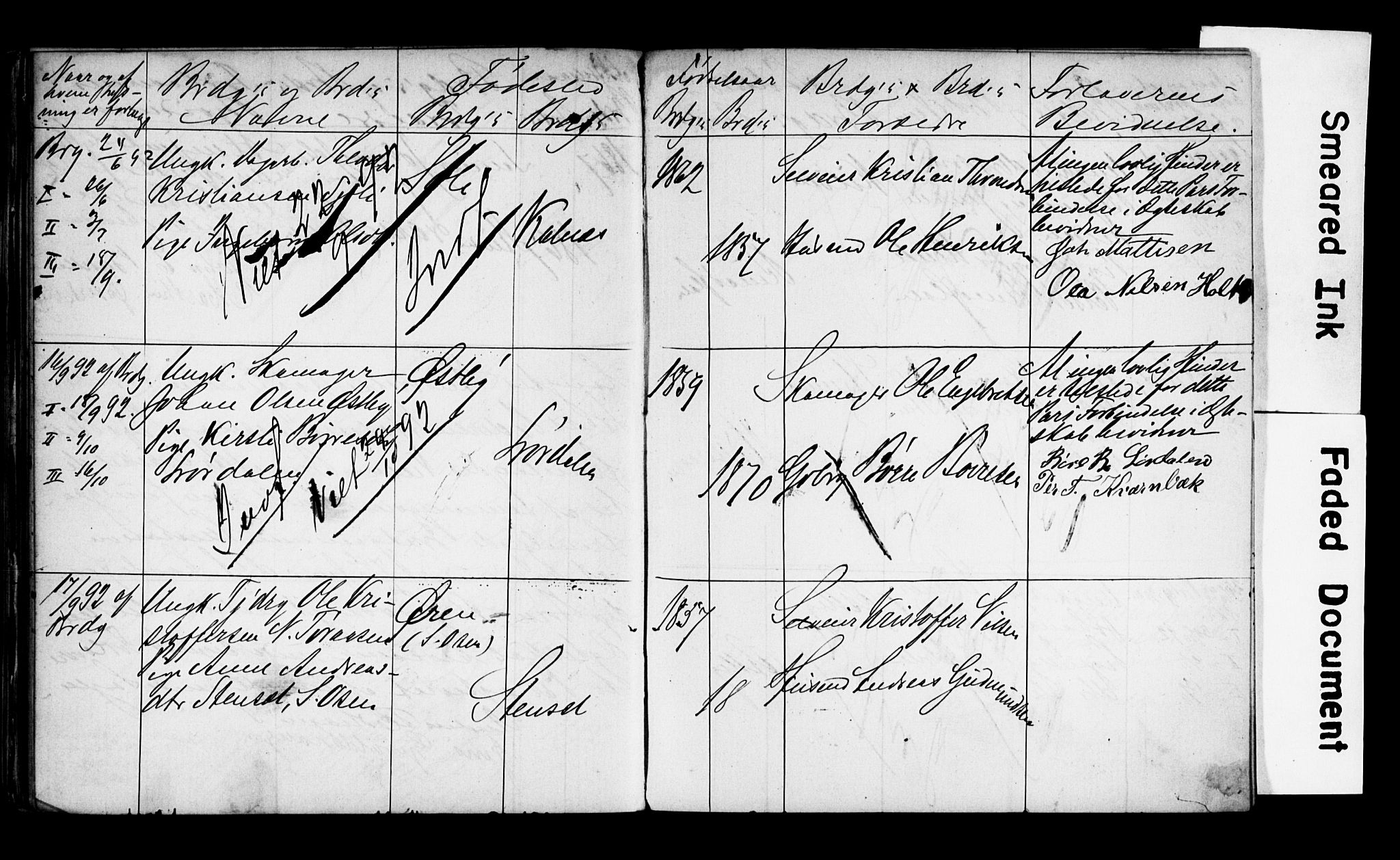 Trysil prestekontor, AV/SAH-PREST-046/I/Ie: Lysningsprotokoll nr. 1, 1882-1899