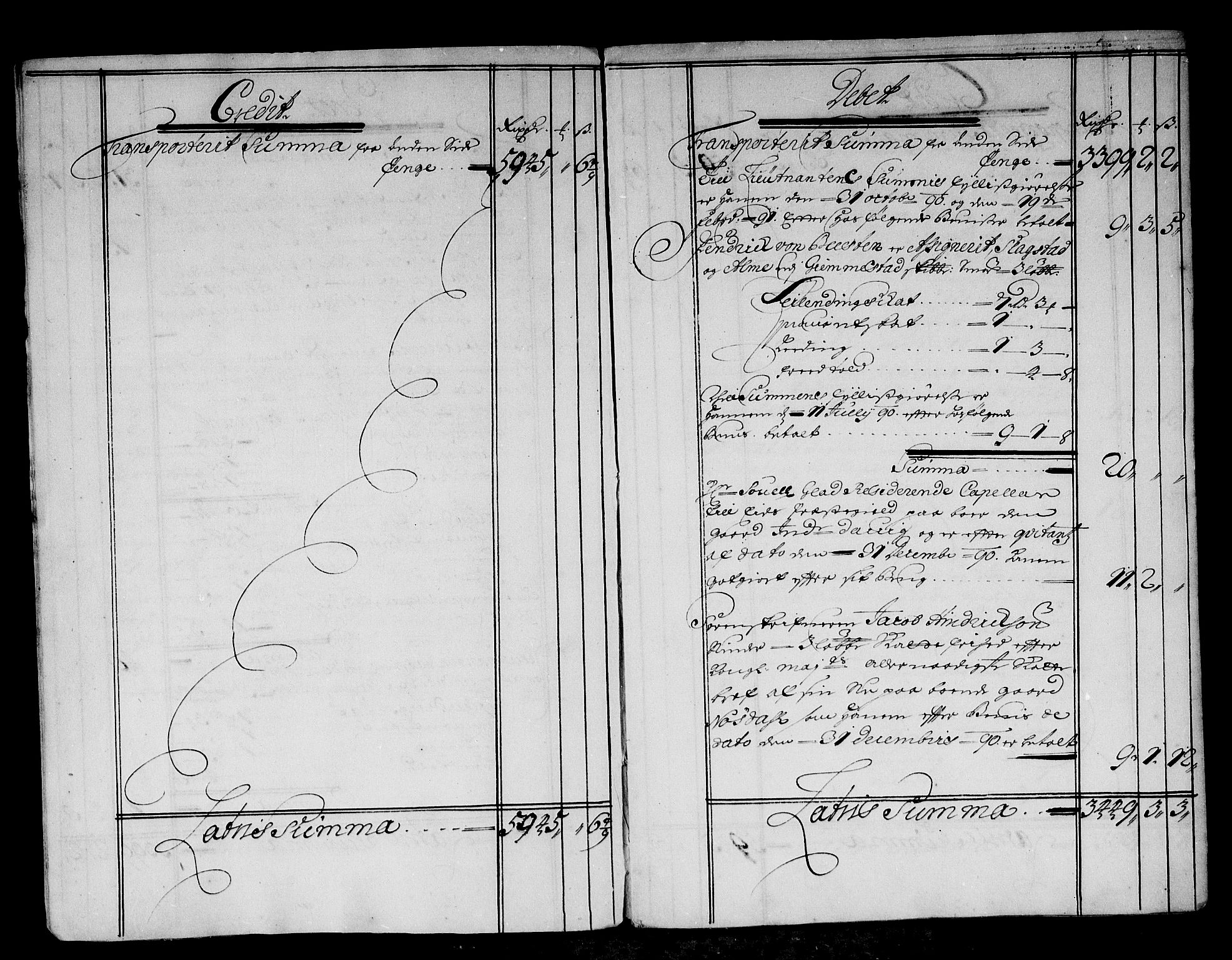 Rentekammeret inntil 1814, Reviderte regnskaper, Stiftamtstueregnskaper, Bergen stiftamt, AV/RA-EA-6043/R/Rc/L0093: Bergen stiftamt, 1690