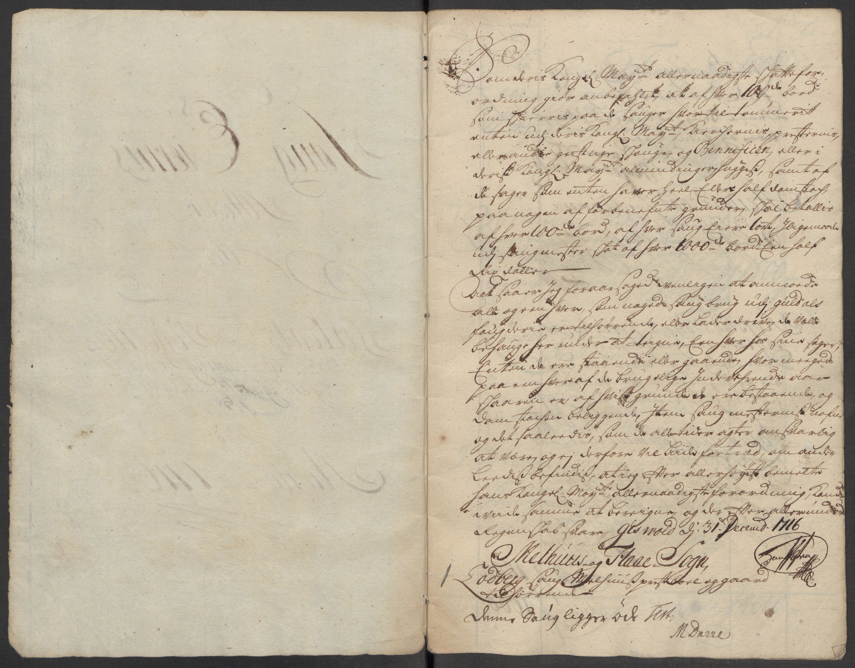 Rentekammeret inntil 1814, Reviderte regnskaper, Fogderegnskap, RA/EA-4092/R60/L3968: Fogderegnskap Orkdal og Gauldal, 1716, s. 11